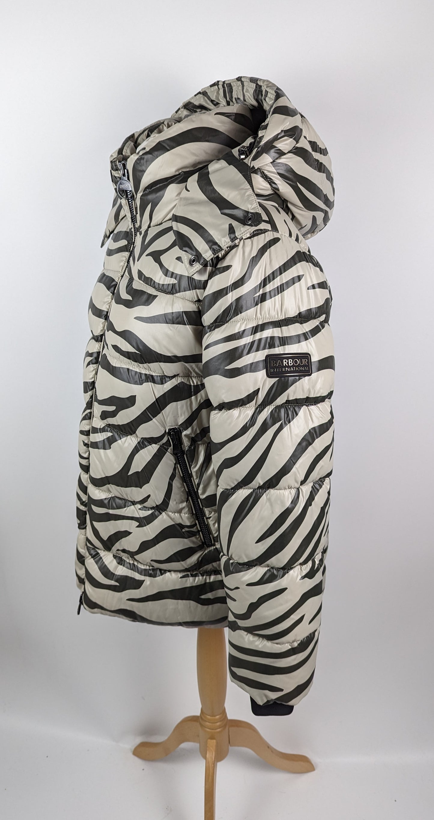 BARBOUR INTERNATIONAL Printed Chicago Quilted Jacket - Envy Zebra