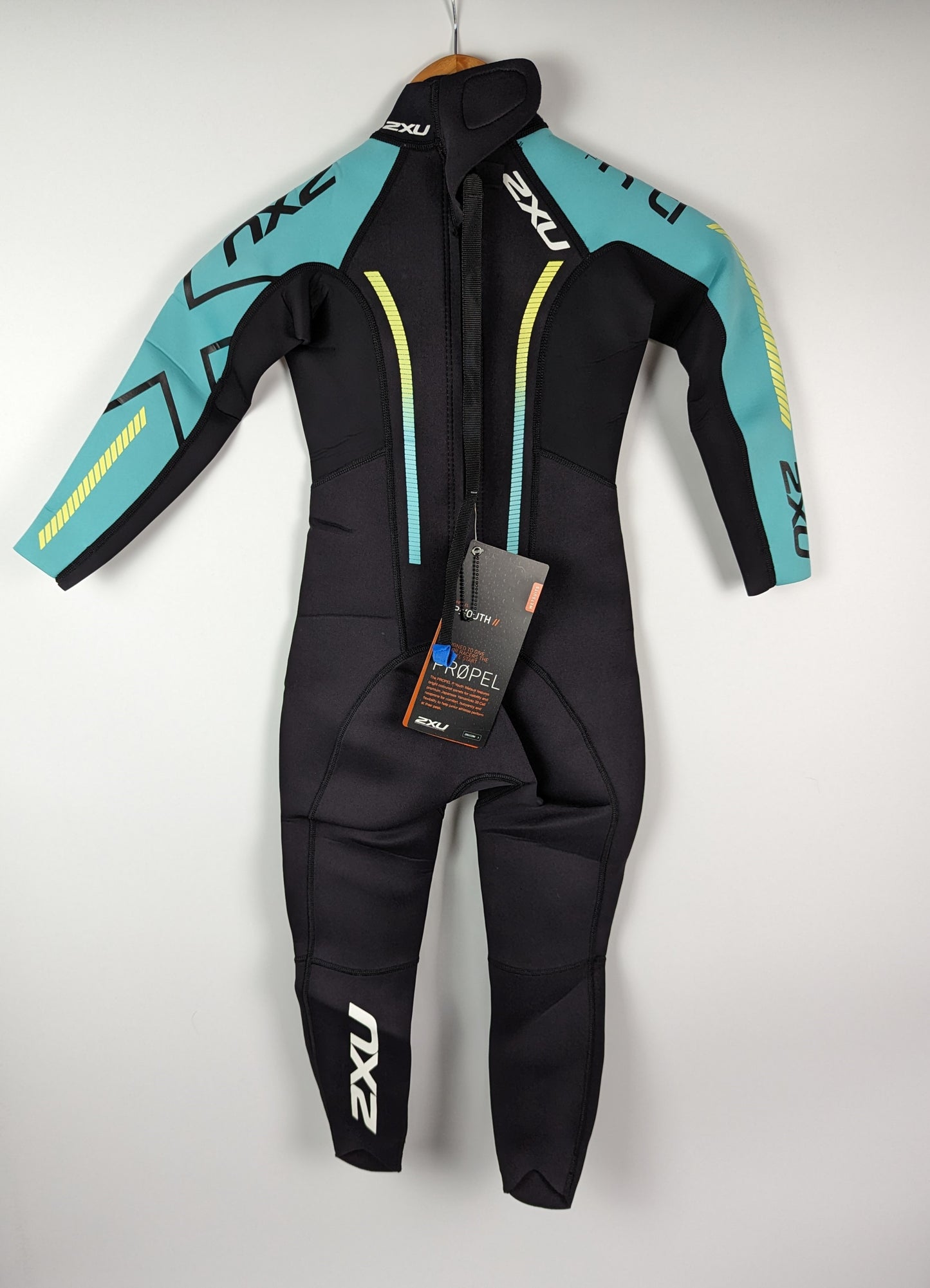 2XU Propel Youth Wetsuit - Black / Blue