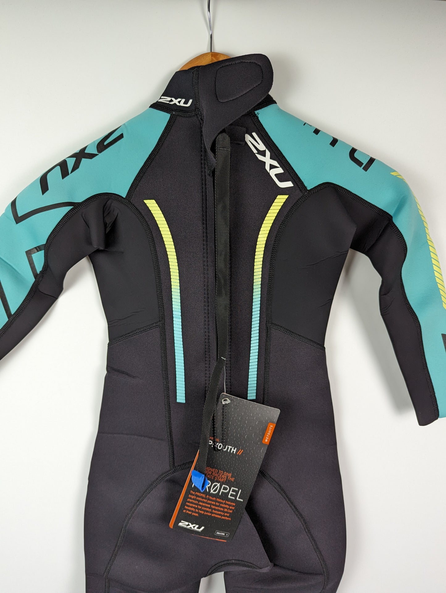 2XU Propel Youth Wetsuit - Black / Blue