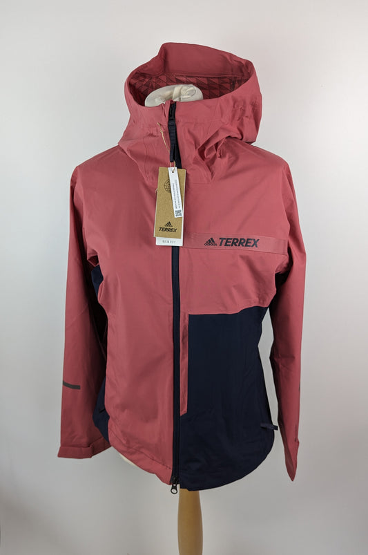 ADIDAS Terrex Multi Rain.Rdy 2.5 Layer Womens Jacket - Pink / Blue