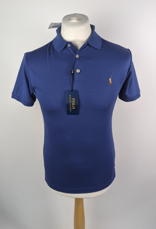 Polo Ralph Lauren Slim Pima Cotton Polo Shit - Royal Navy