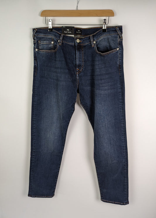 PAUL SMITH PS Mens Tapered Fit Jeans - Blue