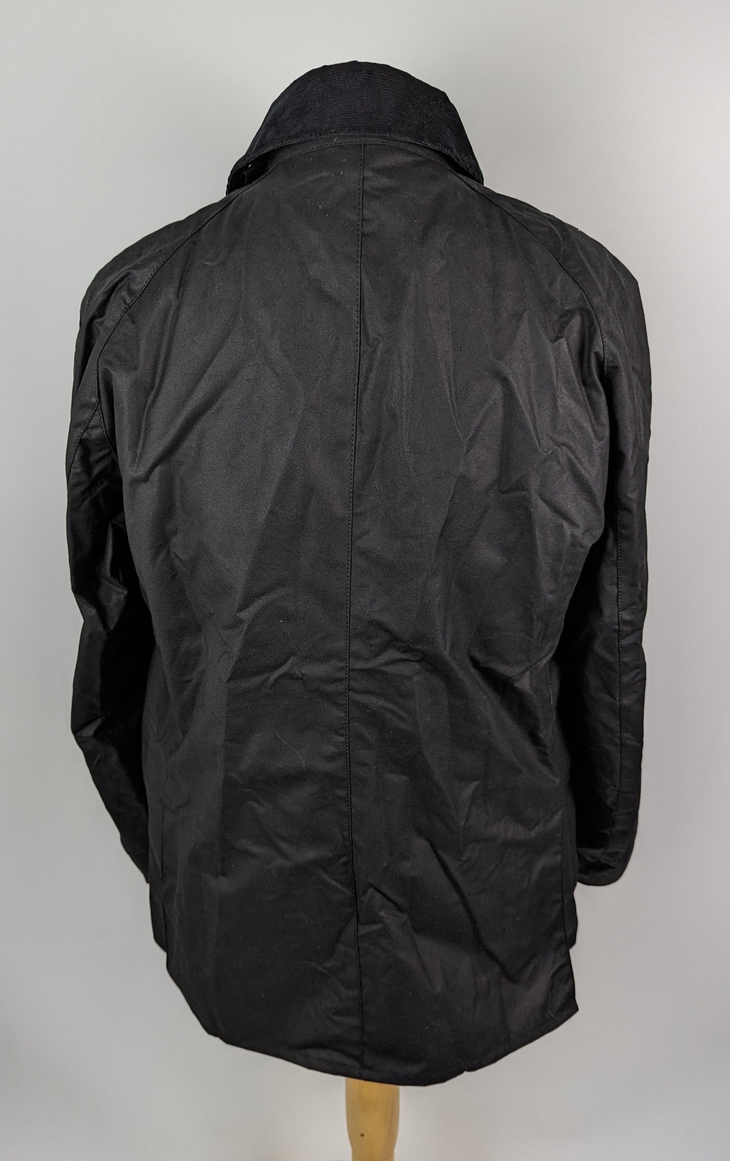 BARBOUR Mens Ashby Wax Jacket - Jet Black