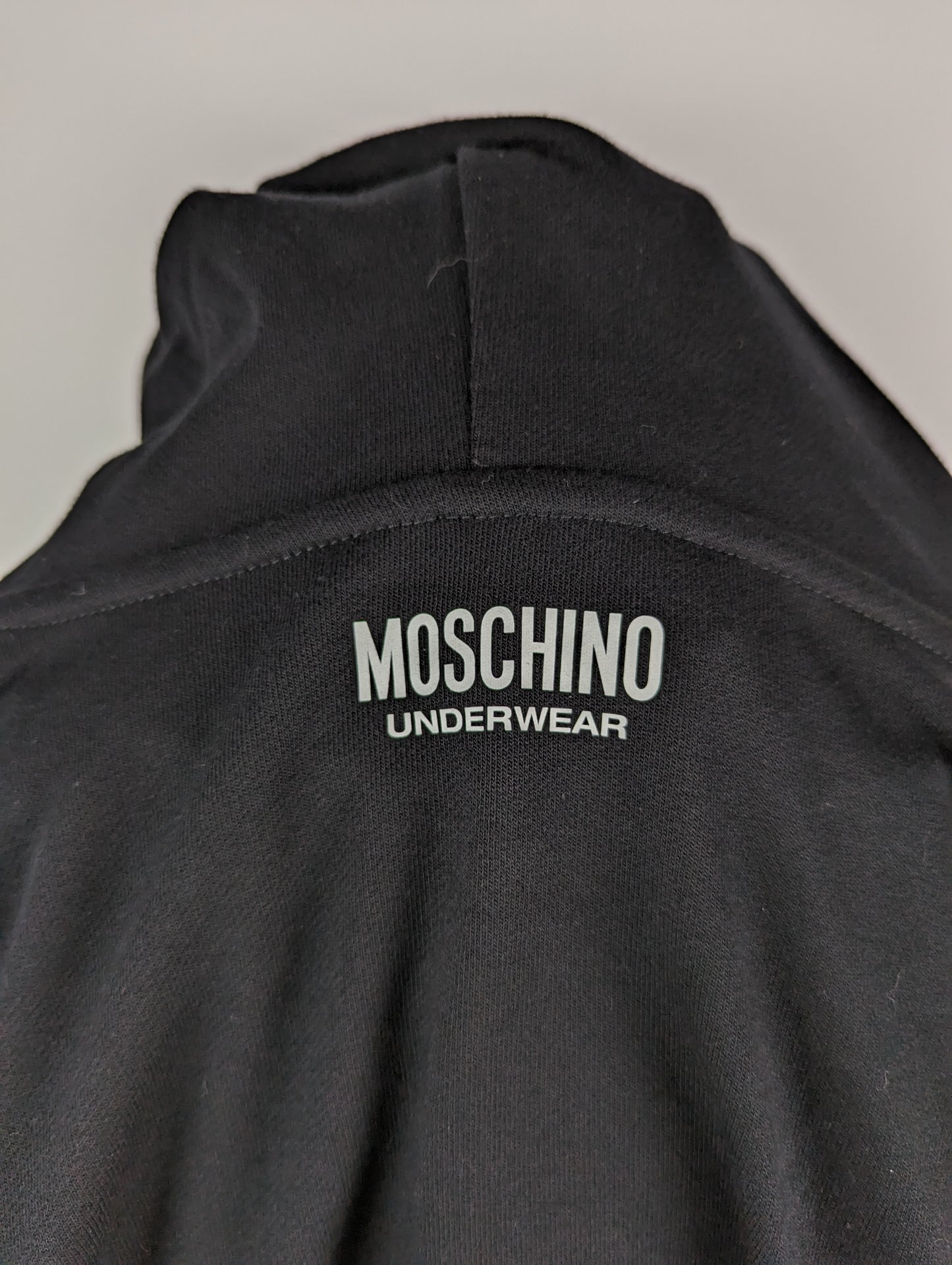 MOSCHINO Womens Tape Hoodie - Black