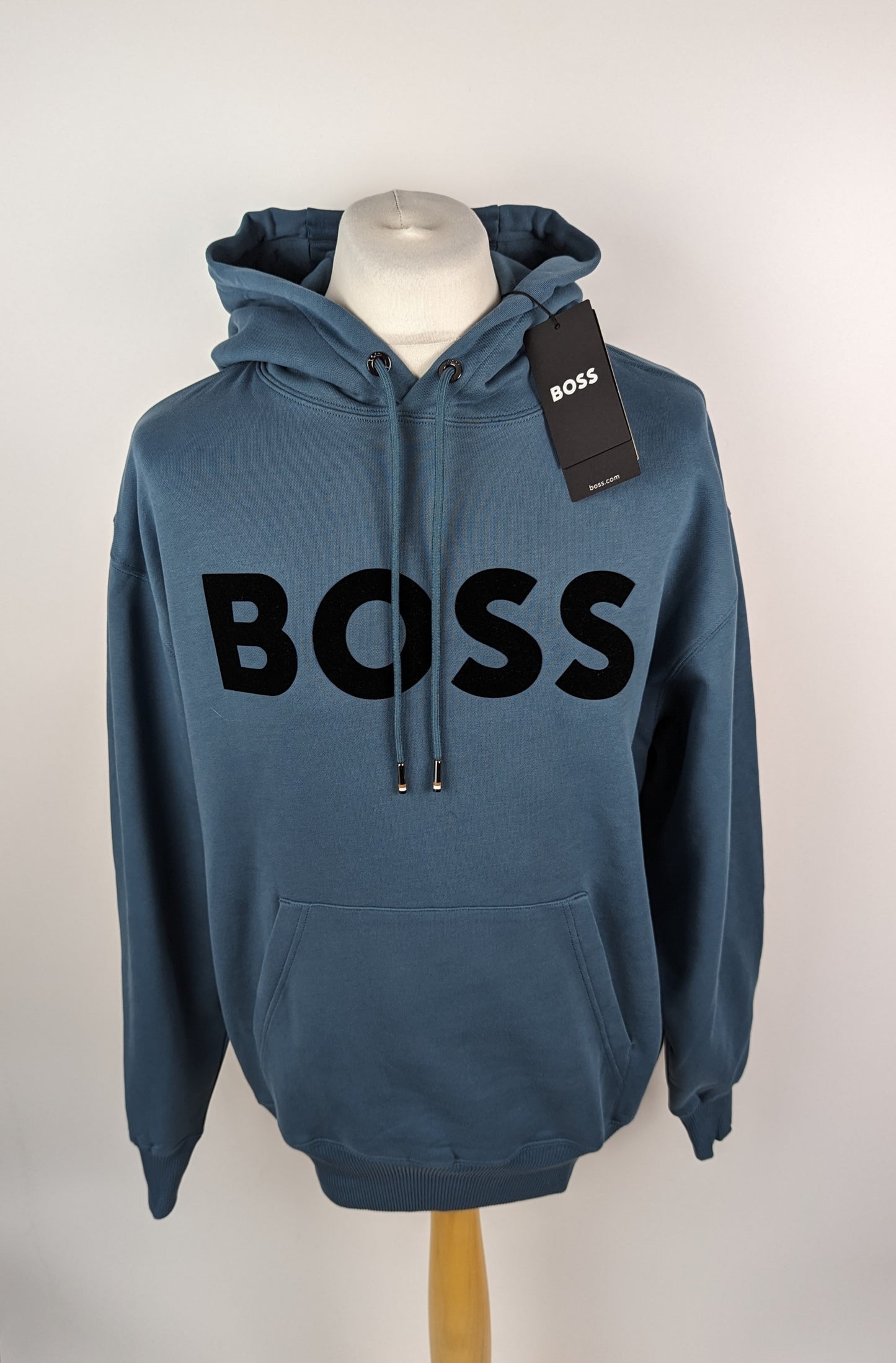 BOSS Mens Sullivan 08 Hoodie - Turquoise