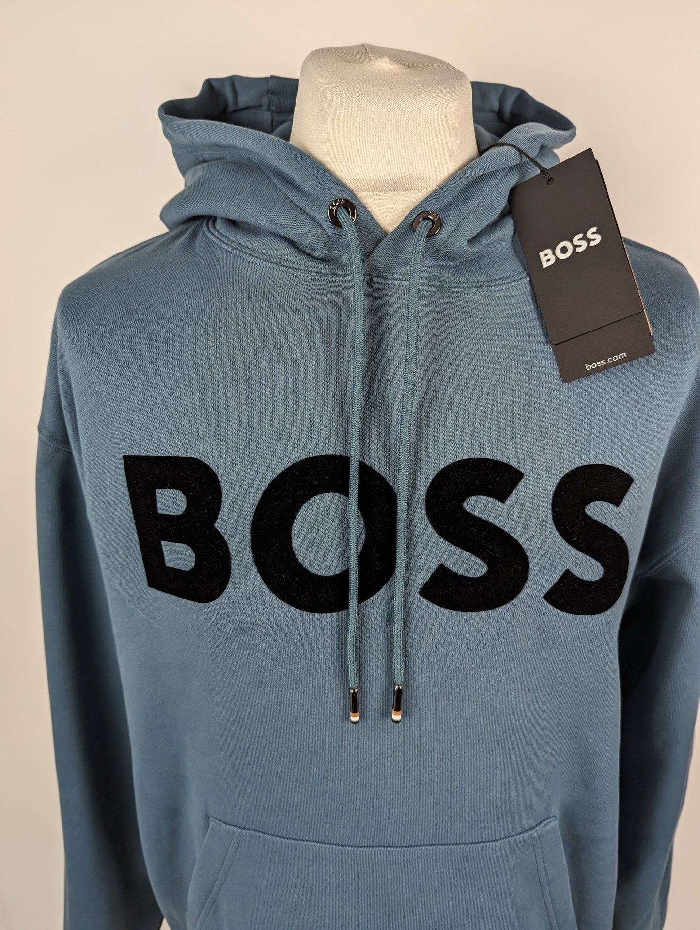 BOSS Mens Sullivan 08 Hoodie - Turquoise