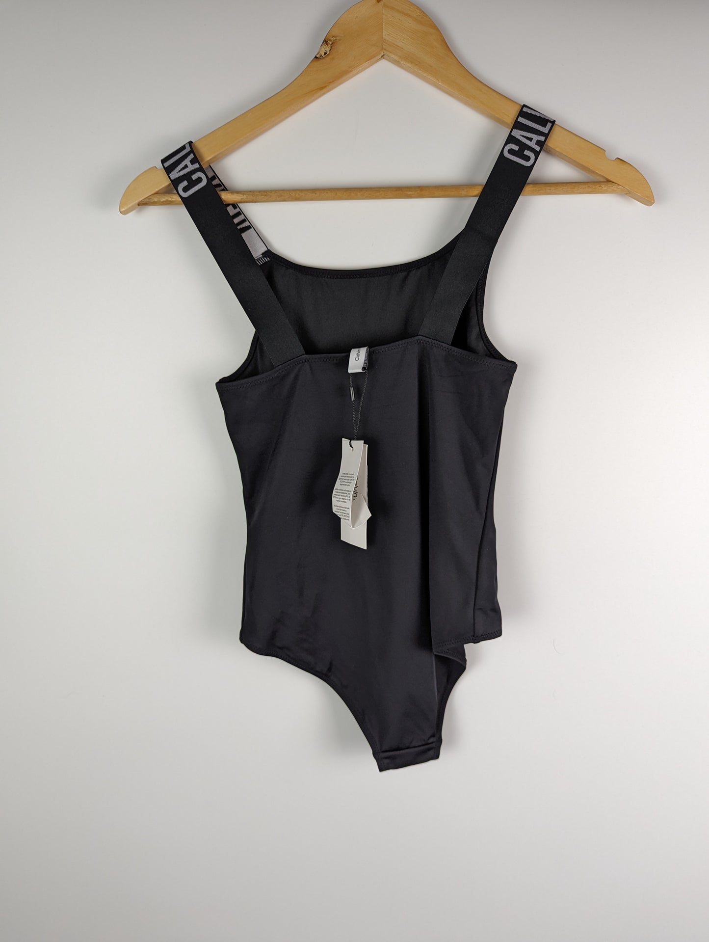 CALVIN KLEIN Girls Logo Swimsuit - Black