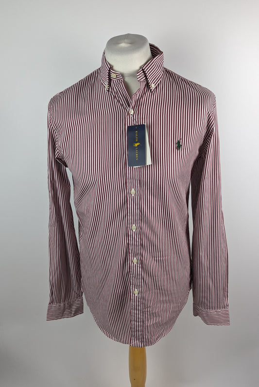 Polo Ralph Lauren Striped Long-Sleeved Shirt - Red