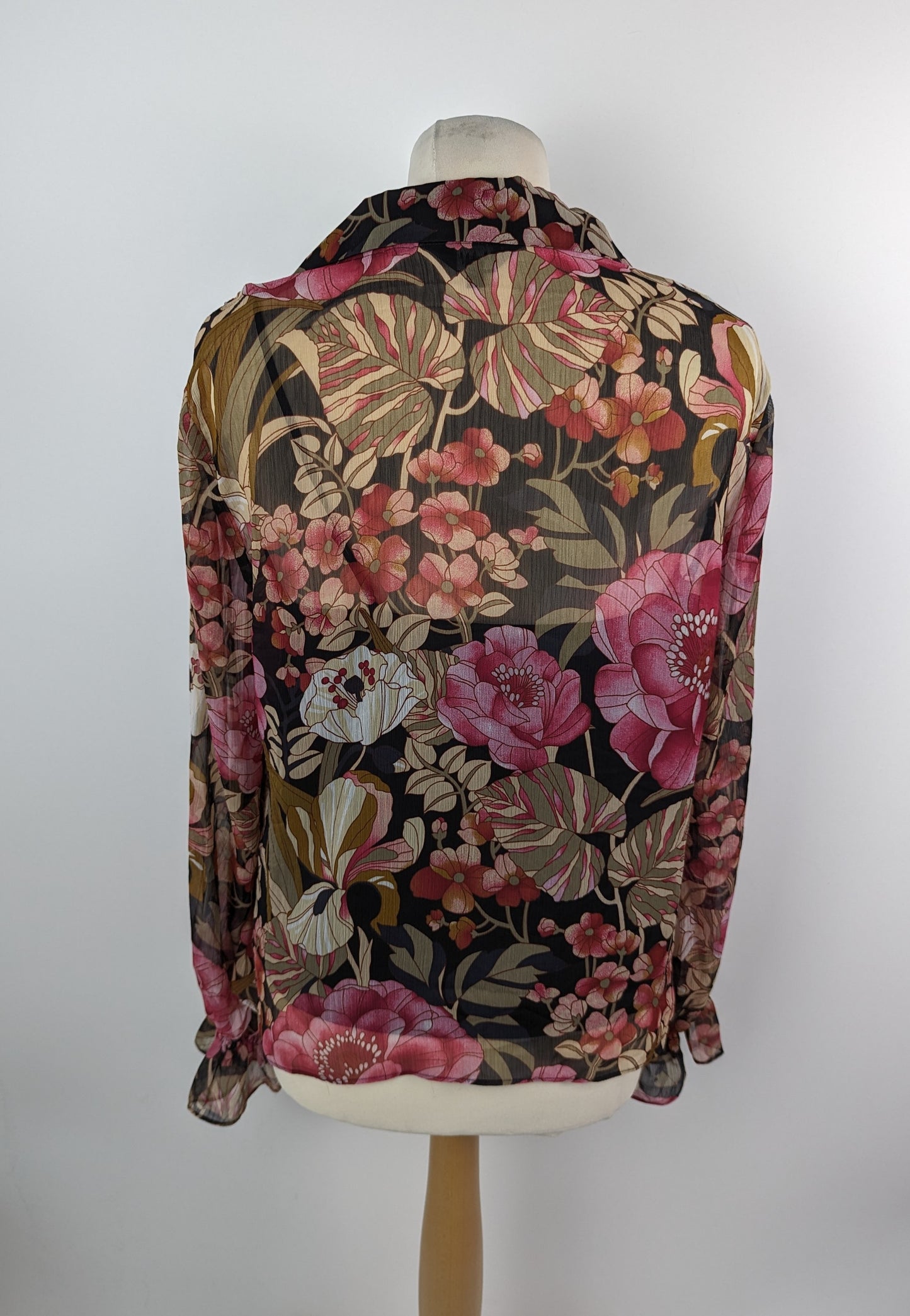 TED BAKER Cristii Blouse - Black / Pink