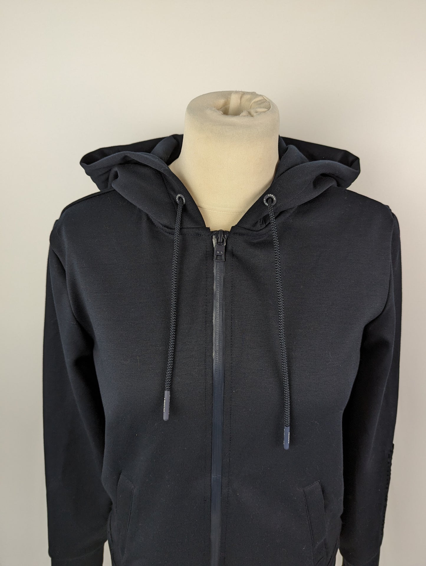 Armani Exchange Women's Full Zip Hoodie - Navy