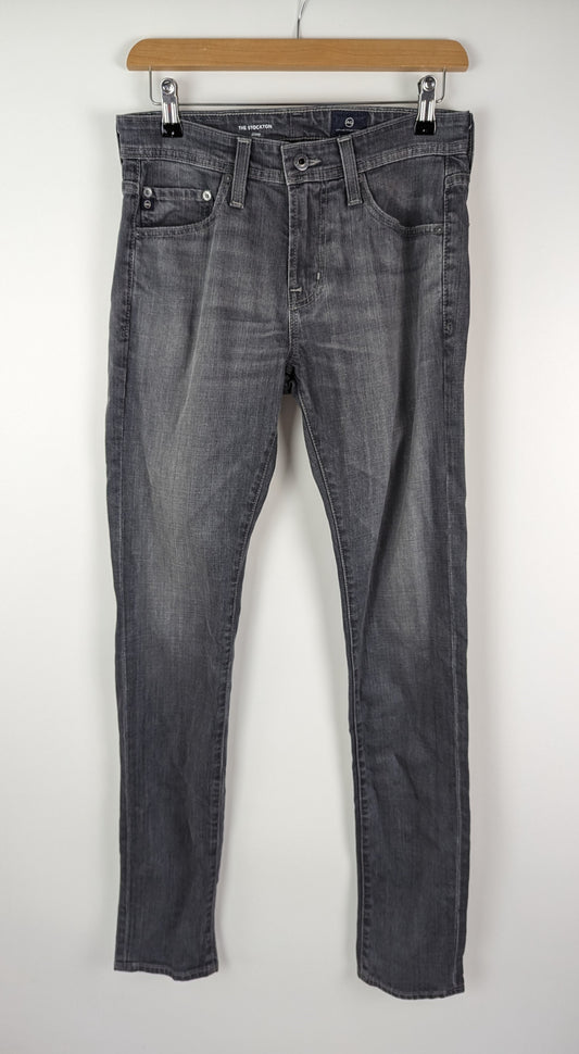 AG The Stockton Skinny Denim Jeans - Grey