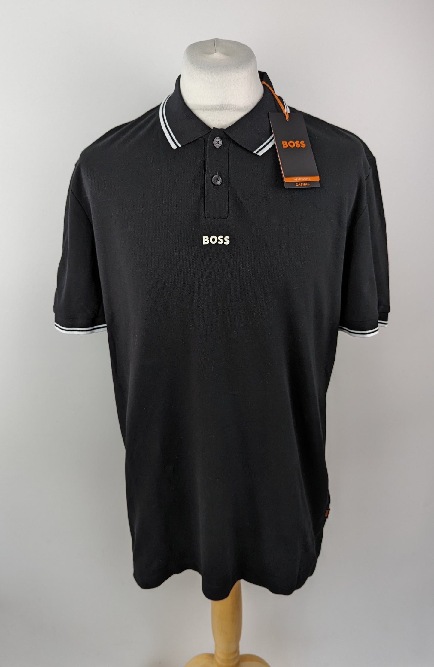 BOSS Mens Polo Shirt - Black