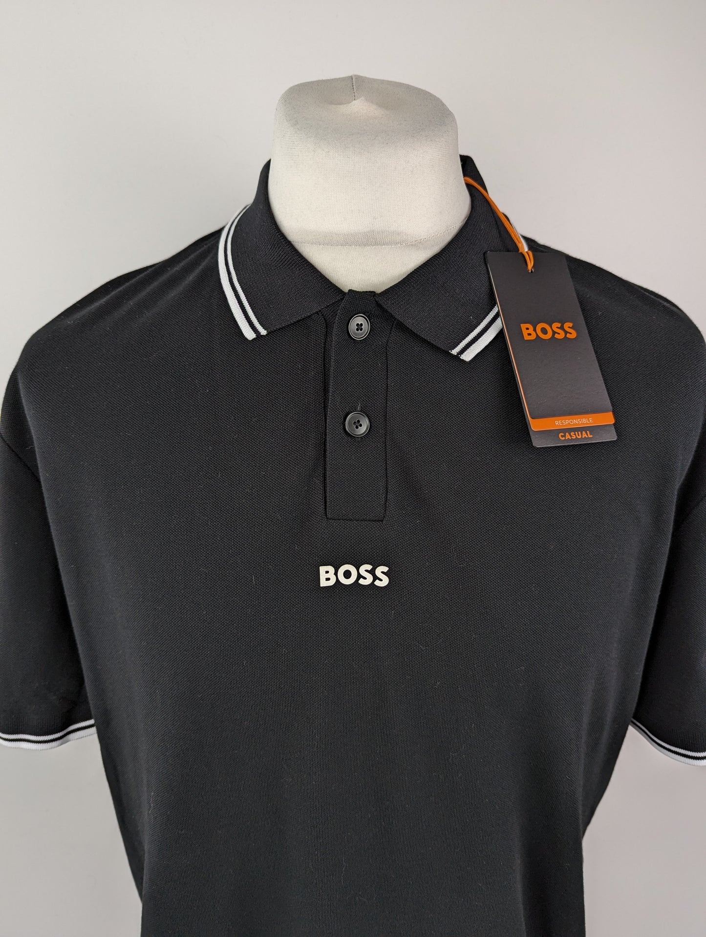 BOSS Mens Polo Shirt - Black