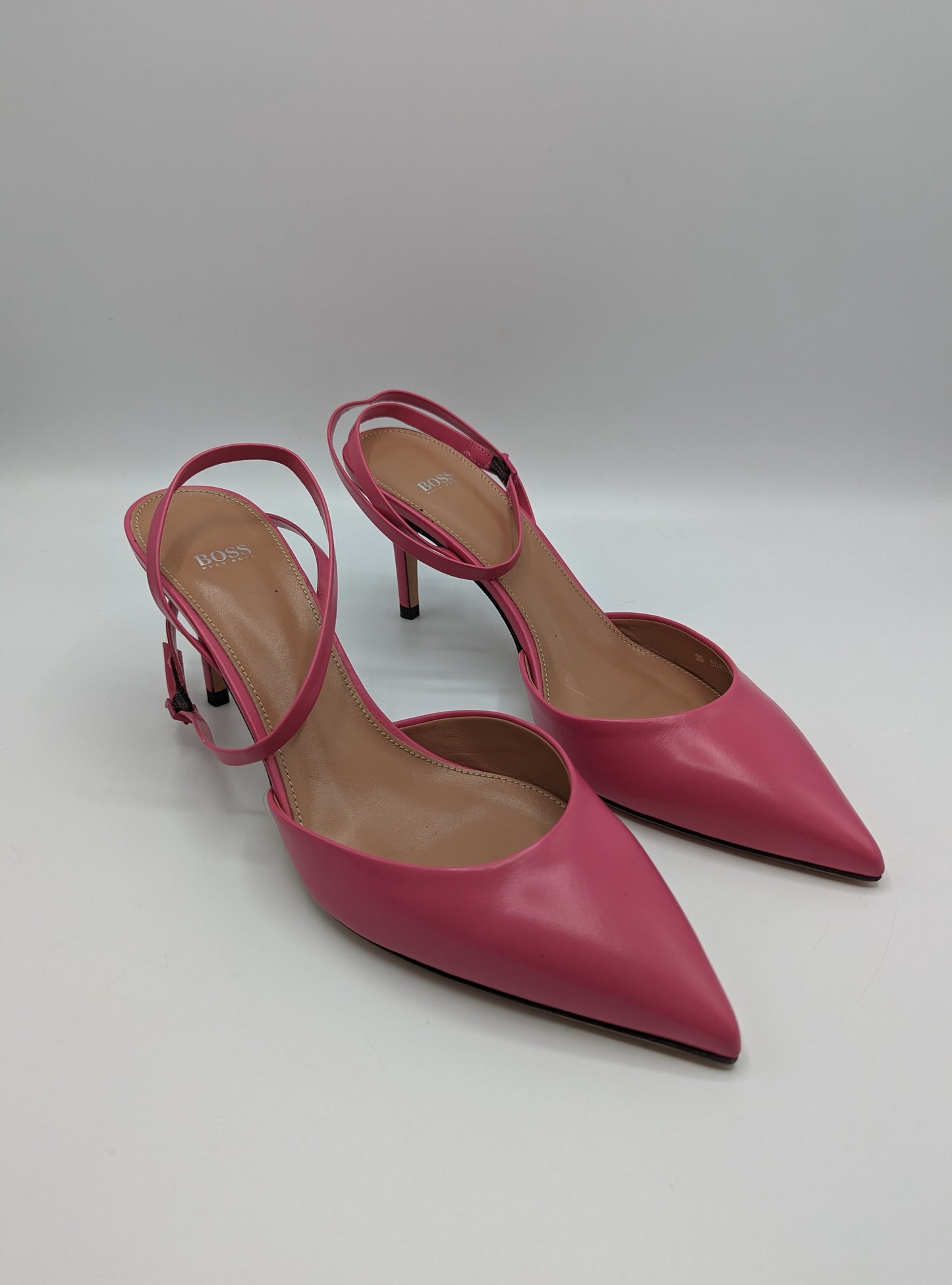 Boss Kristin Lace Heels - Pink leather