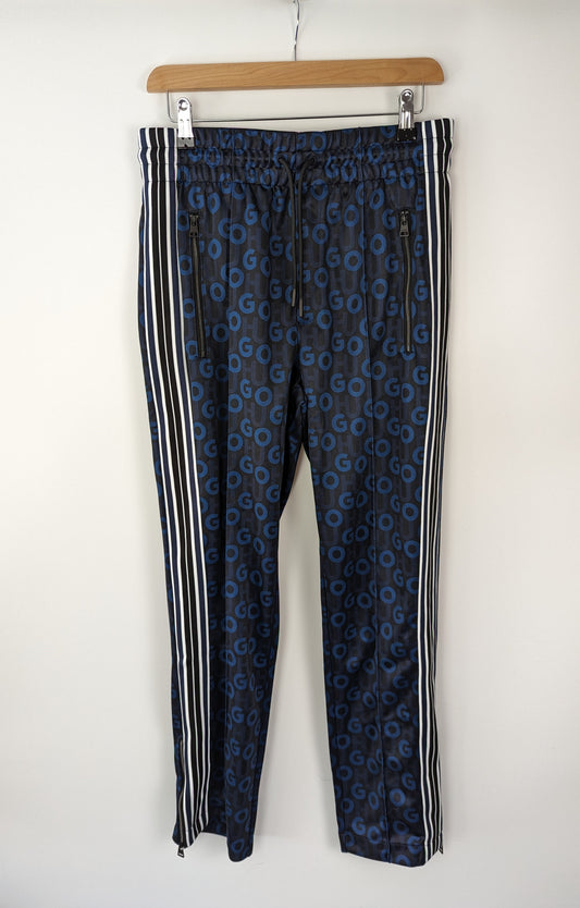 HUGO Datalas Mens Logo Joggers - Blue / Black