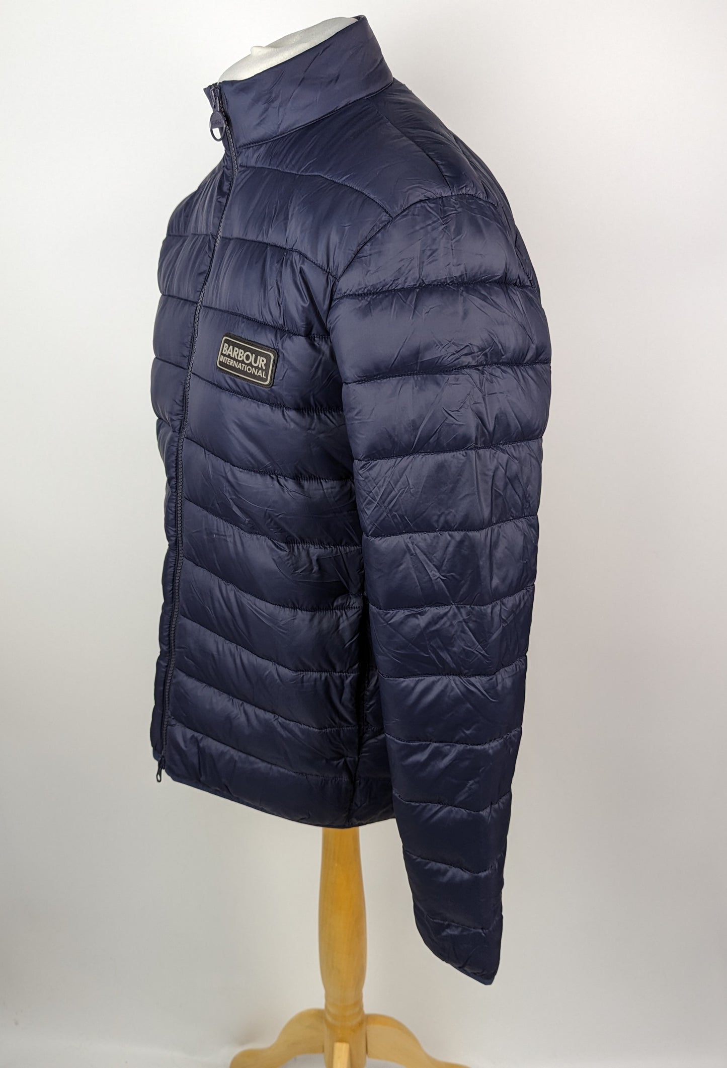 BARBOUR INTERNATIONAL Mens Tourer Reed Quilted Jacket - Blue