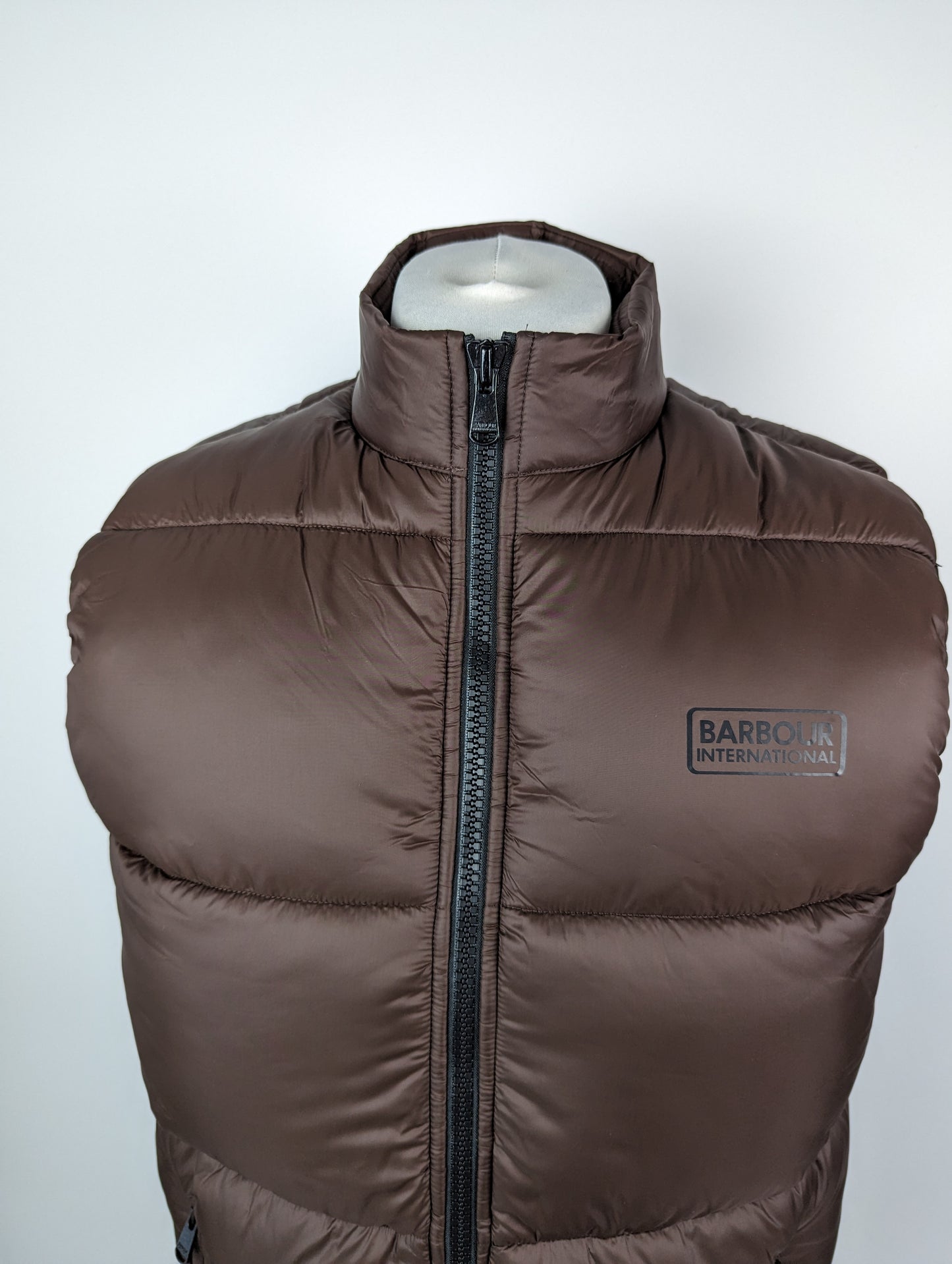 BARBOUR INTERNATIONAL Mens Cargen Gilet -Chocolate Brown