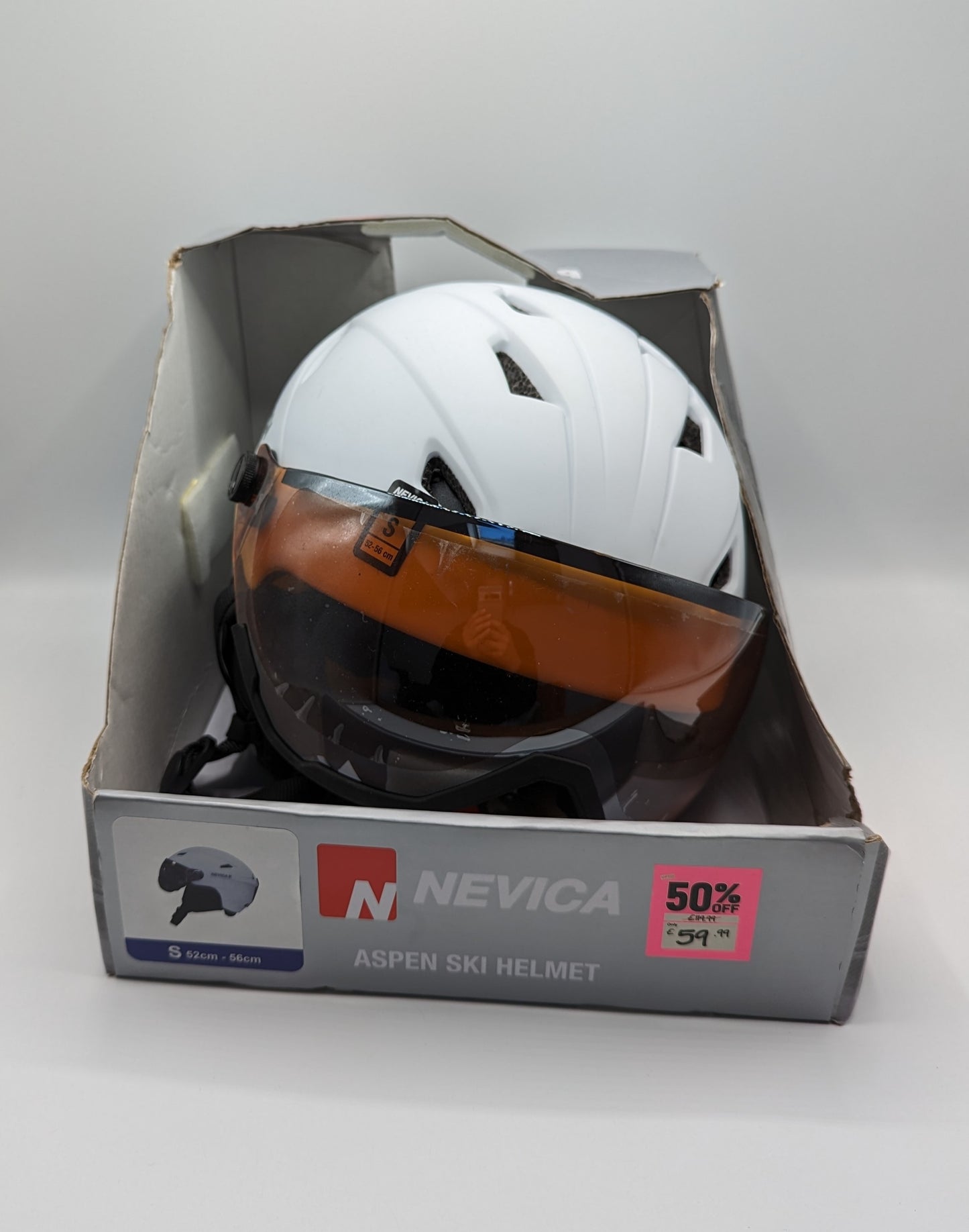 Nevica Aspen Visor Ski Helmet Womens - White