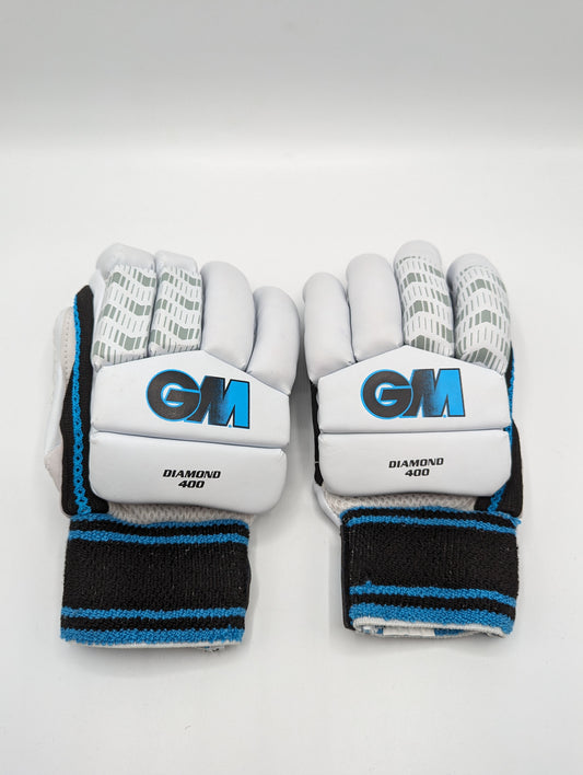 Gunn And Moore Diamond 400 Youth  Cricket Gloves - White