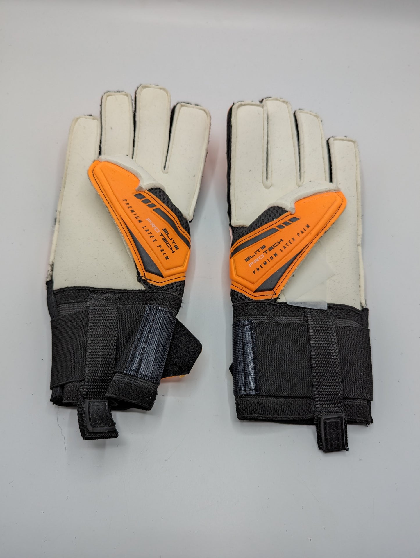 Sondico EliteProtech Mens Goalkeeper Gloves FingerSave - Orange/Black