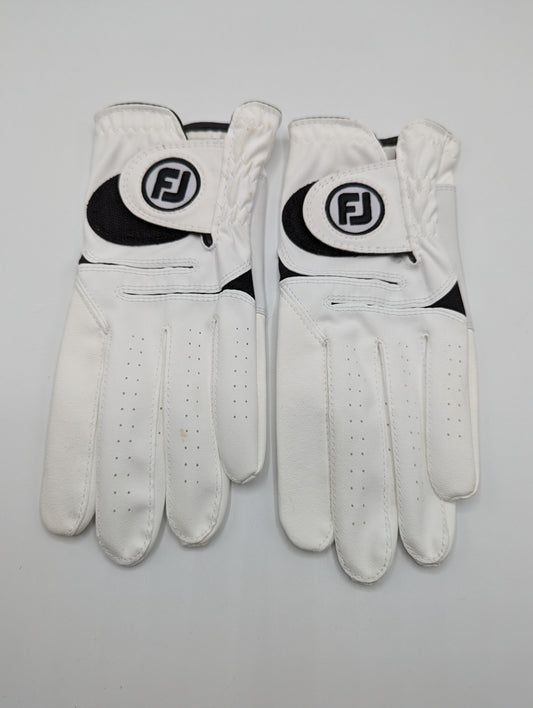 X2 Footjoy FLX Mens Golf Gloves - White