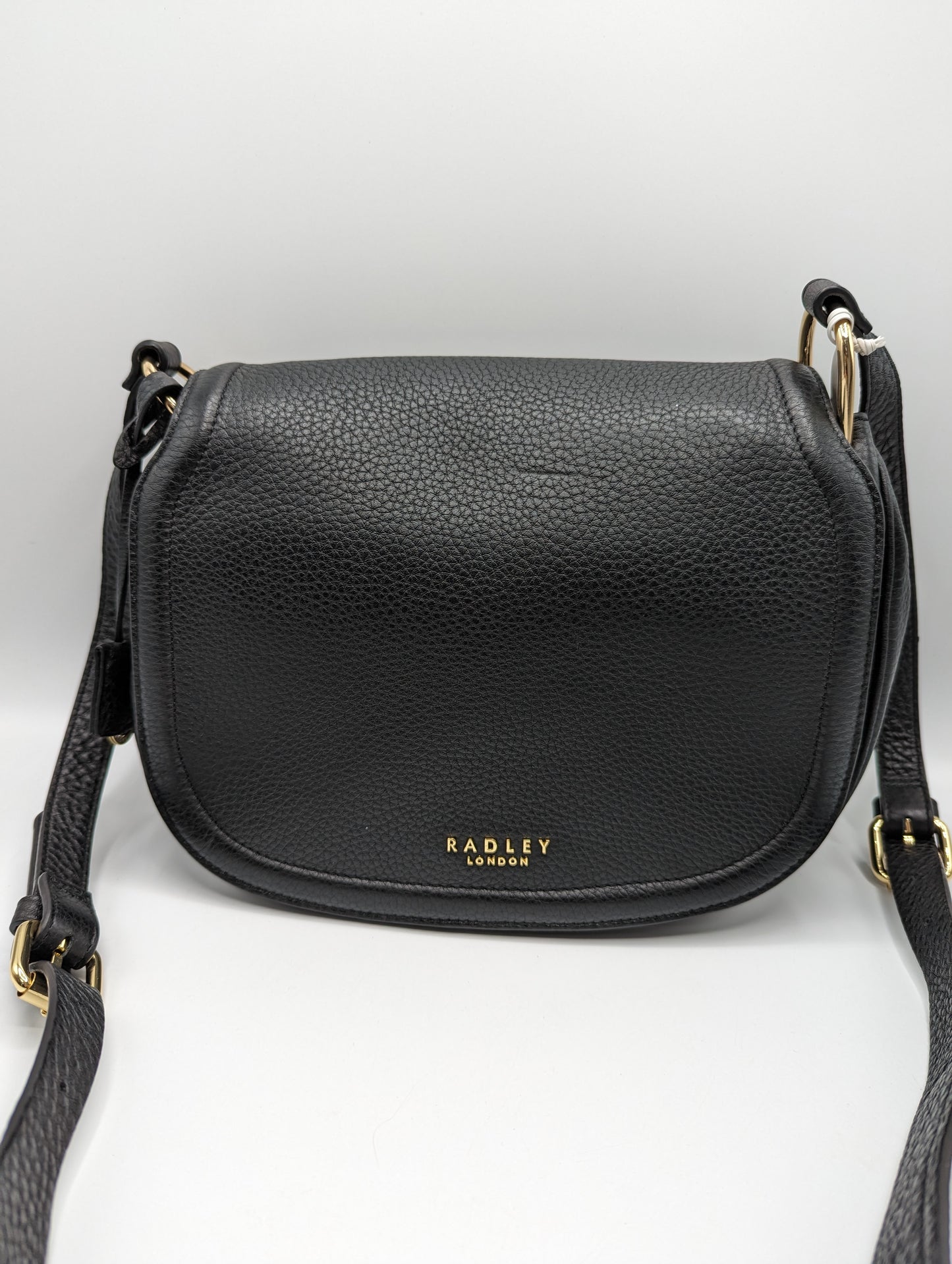 Radley York Walk Medium Flapover Cross Body Bag - black