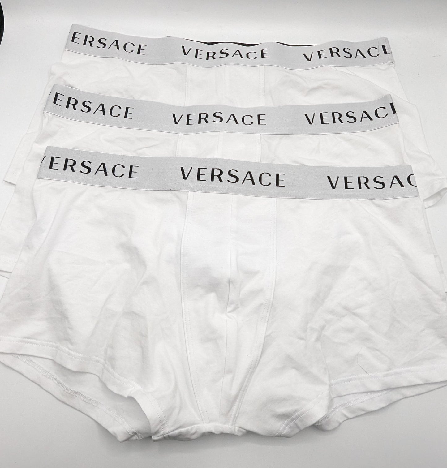 VERSACE ESSENTIALS X3 Pack Trunks - White