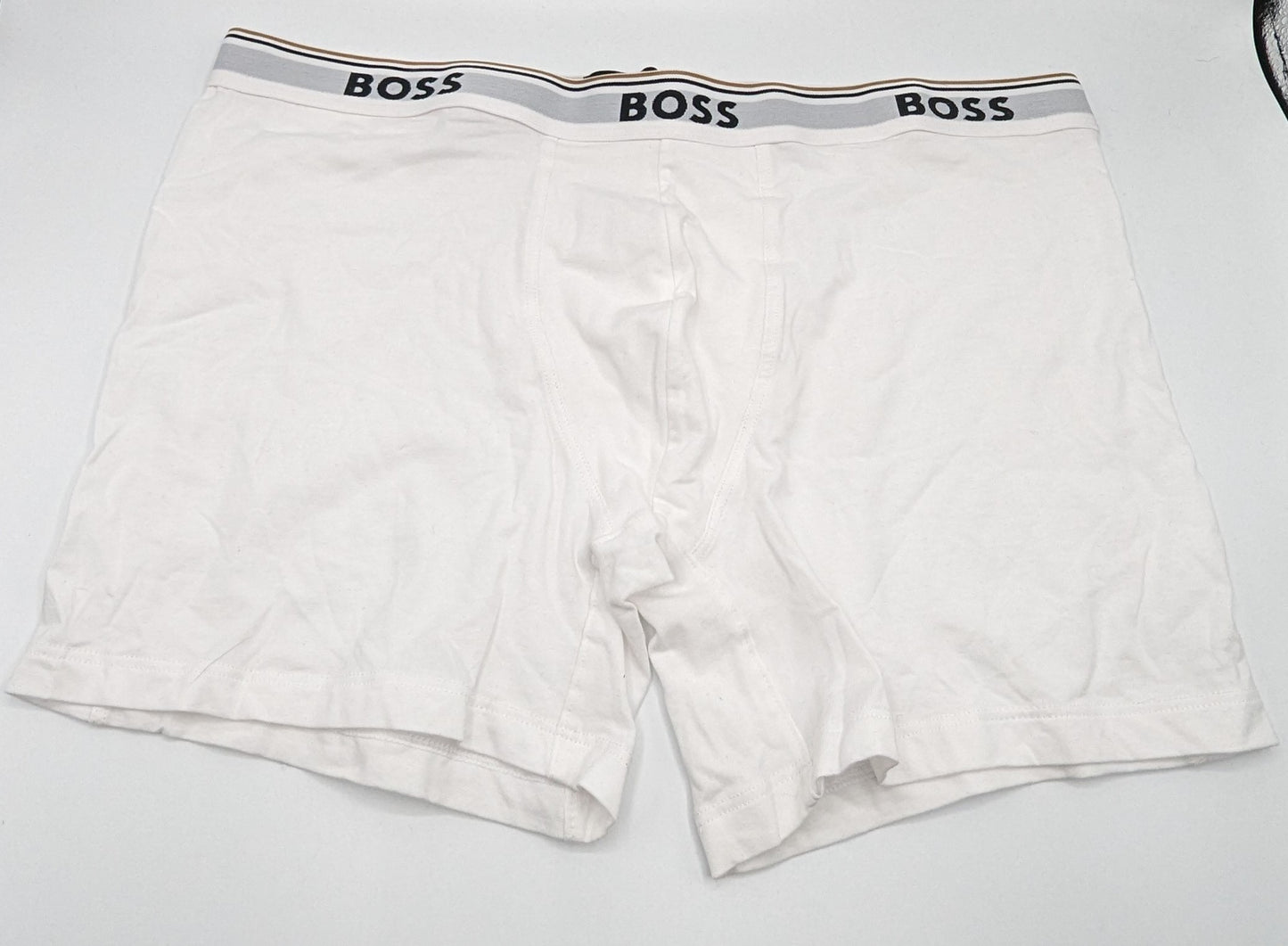 BOSS 2 Pack Bold Boxer Shorts - Black / White