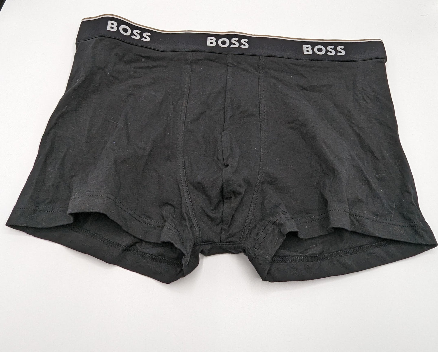 BOSS 2 Pack Bold Boxer Shorts - Black / White