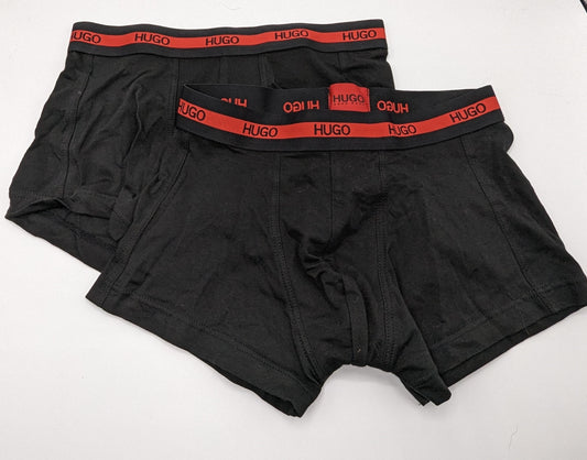 HUGO BOSS 2 Pack Boxer Shorts - Black