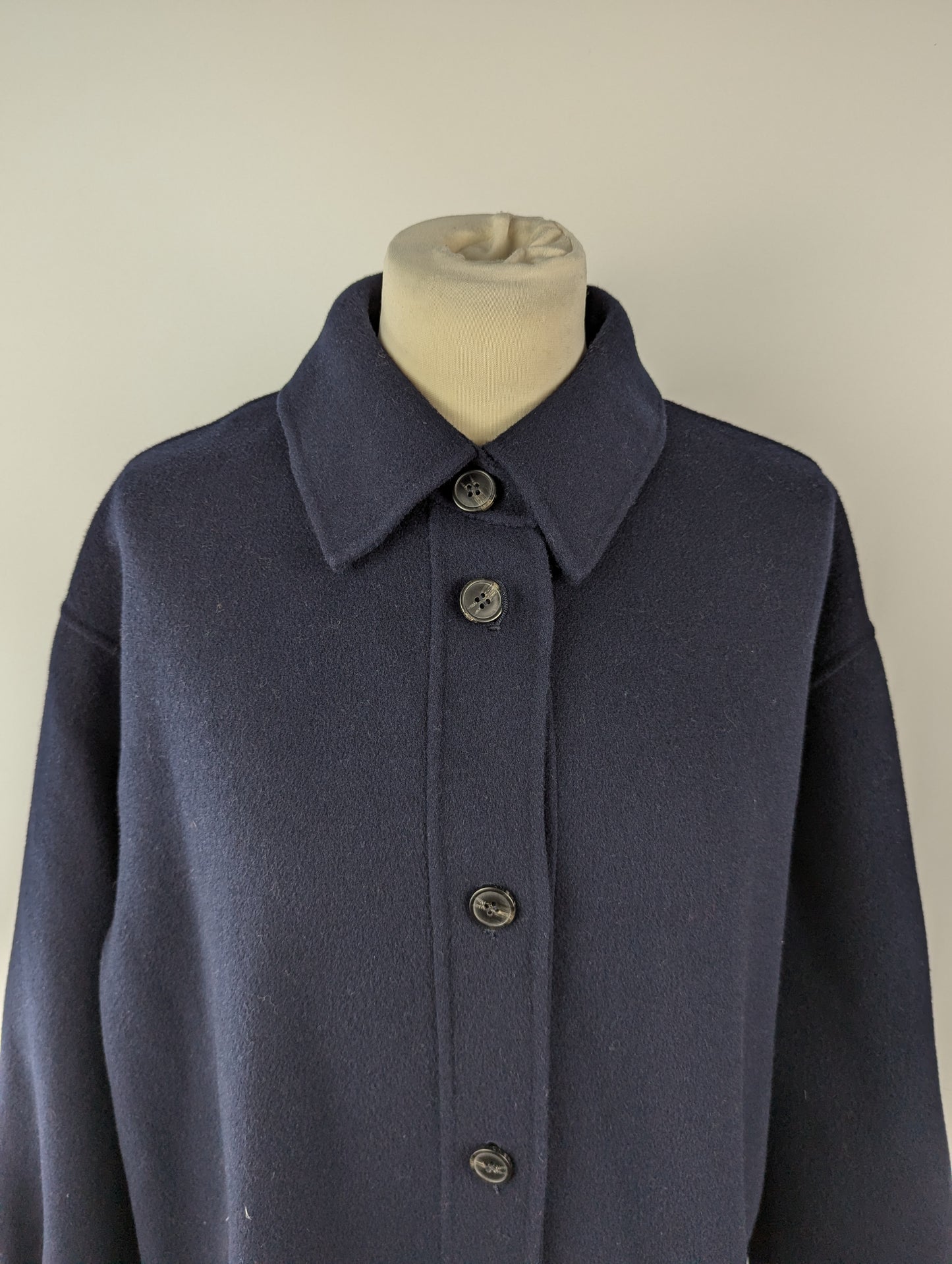 MAX MARA WEEKEND Womens Fariseo Peacoat Jacket - Navy Blue