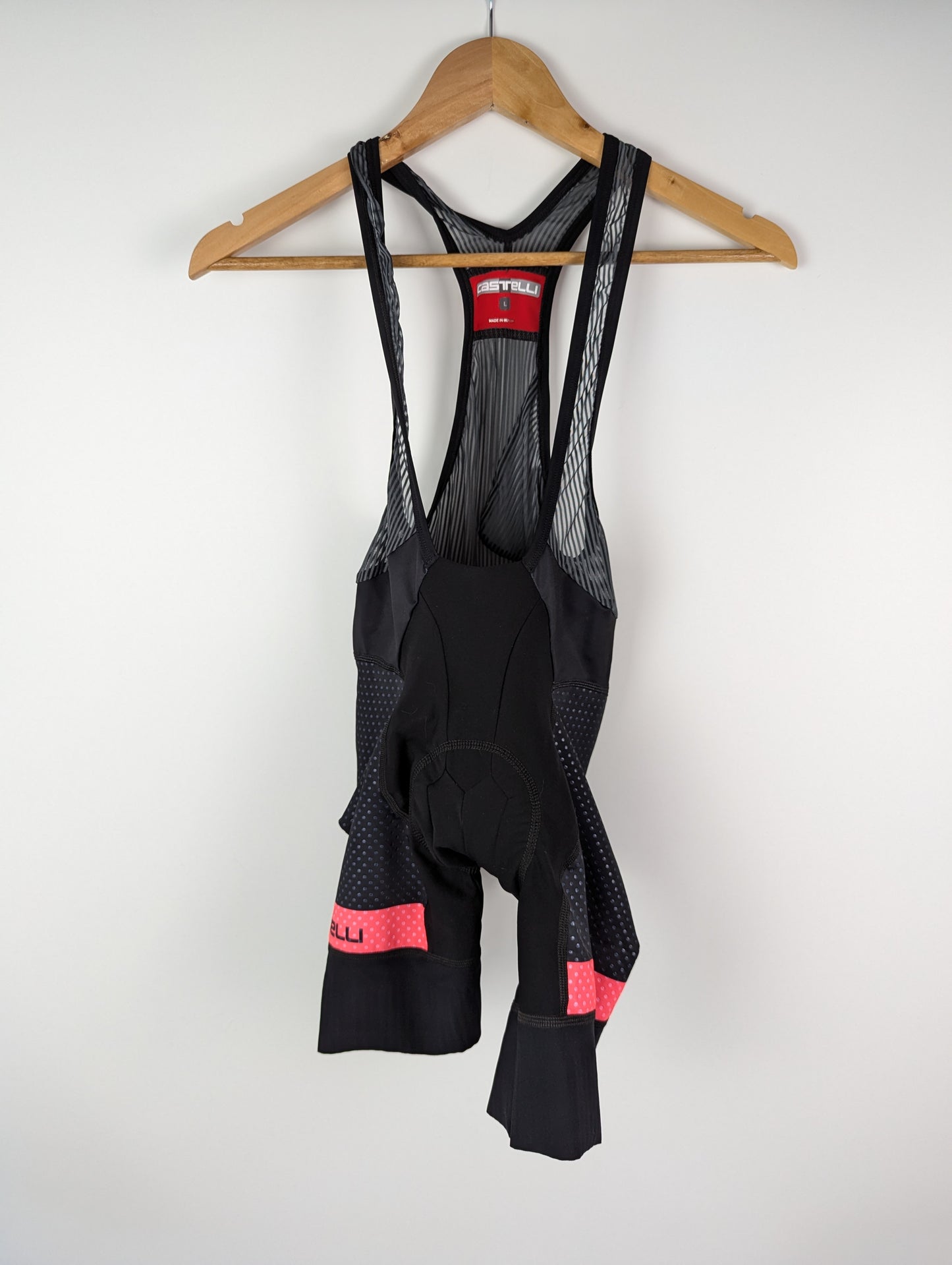 Castelli Free Aero 4 Team Version woman bib short - Black / pink