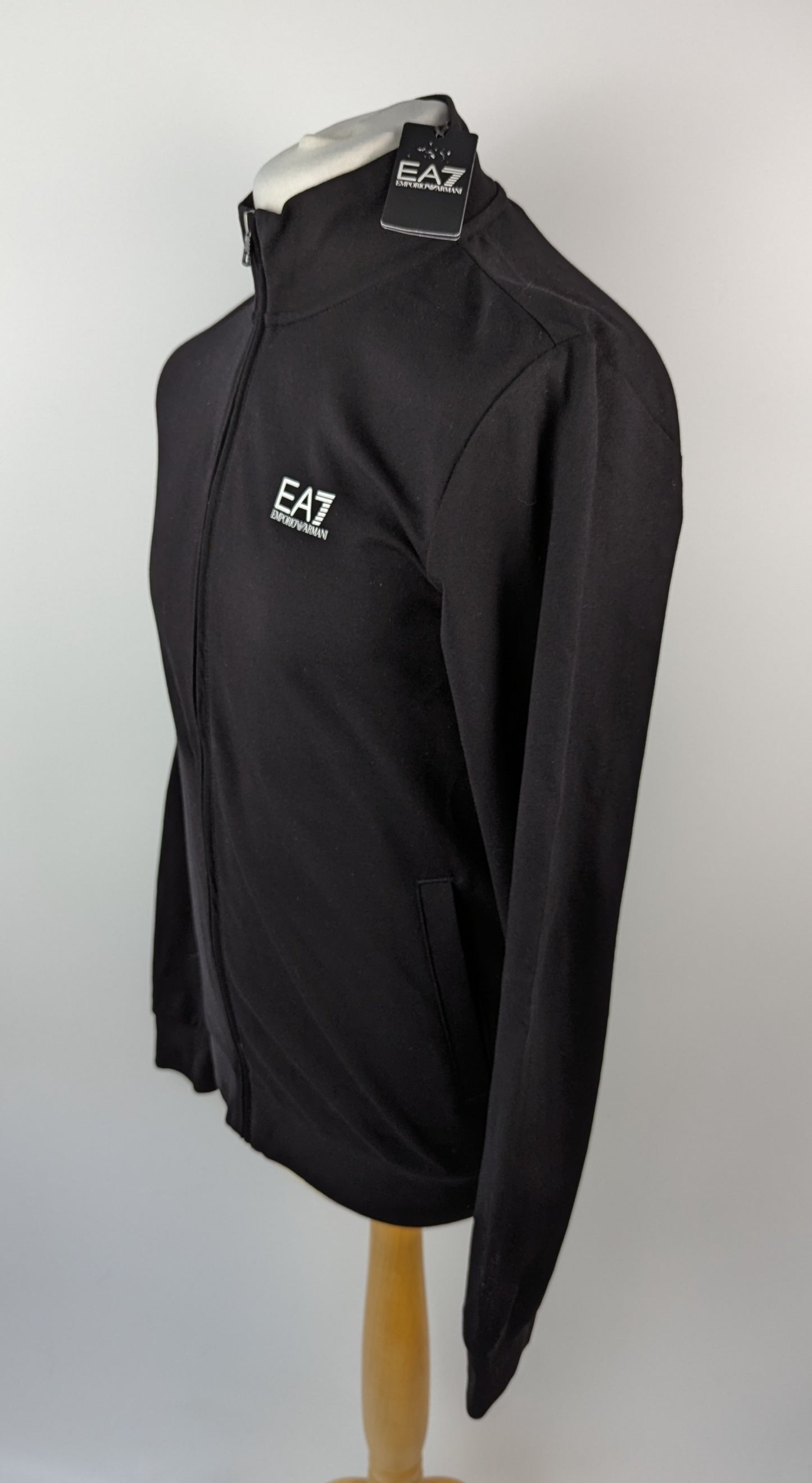 EA7 Emporio Armani Logo Tracksuit Mens- Black