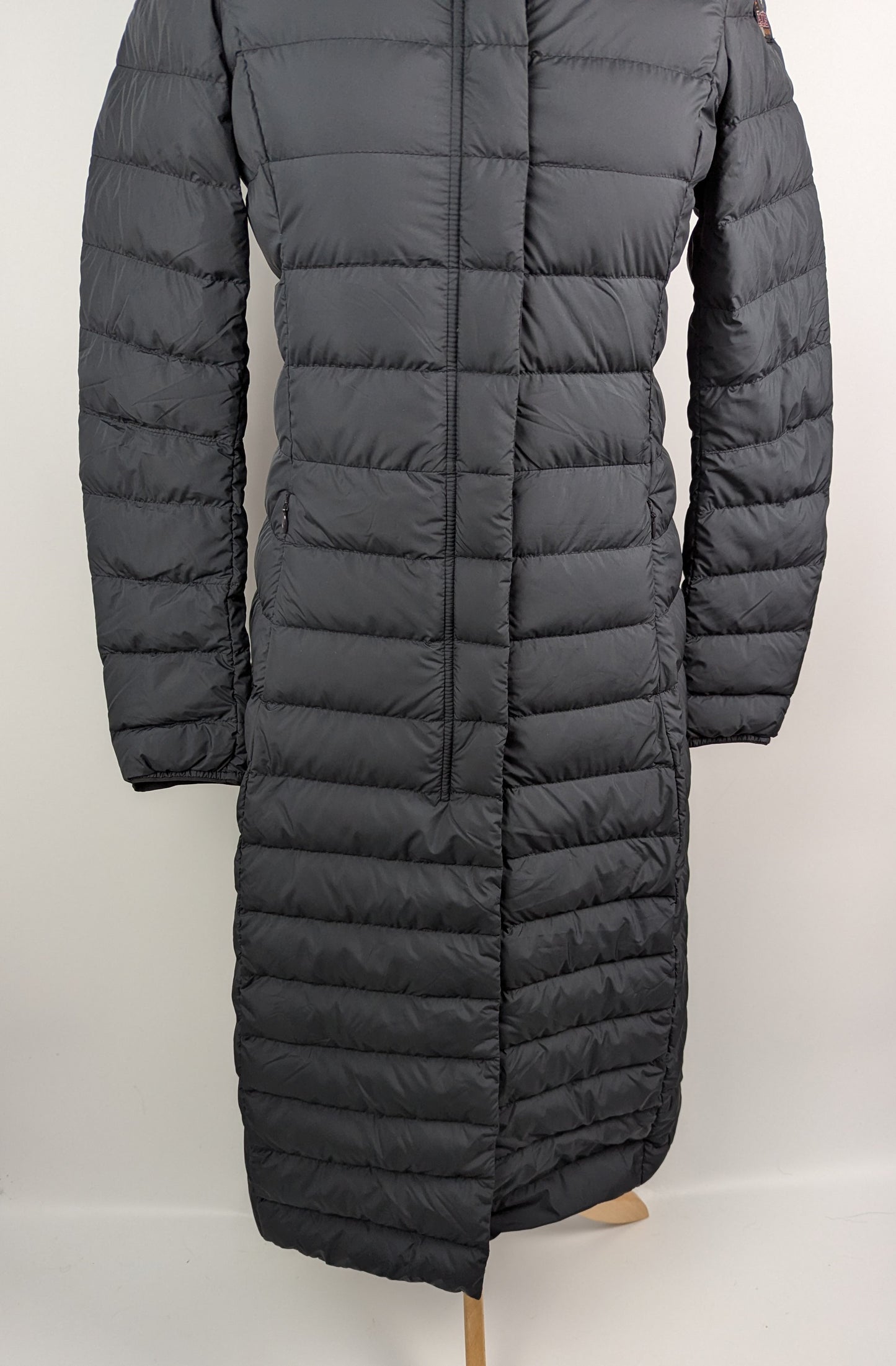 PARAJUMPERS Omega Longline Padded Coat - Black