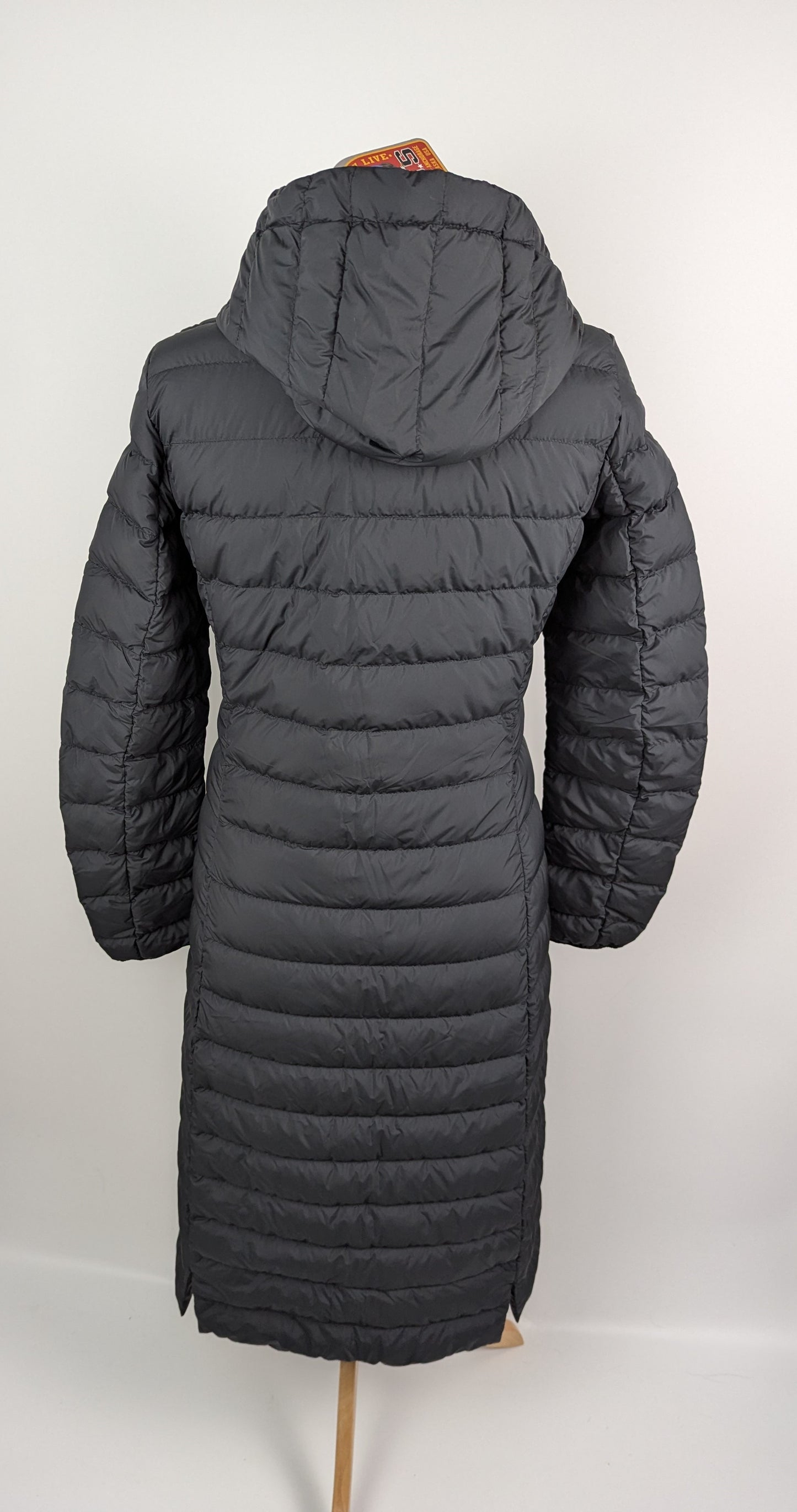 PARAJUMPERS Omega Longline Padded Coat - Black