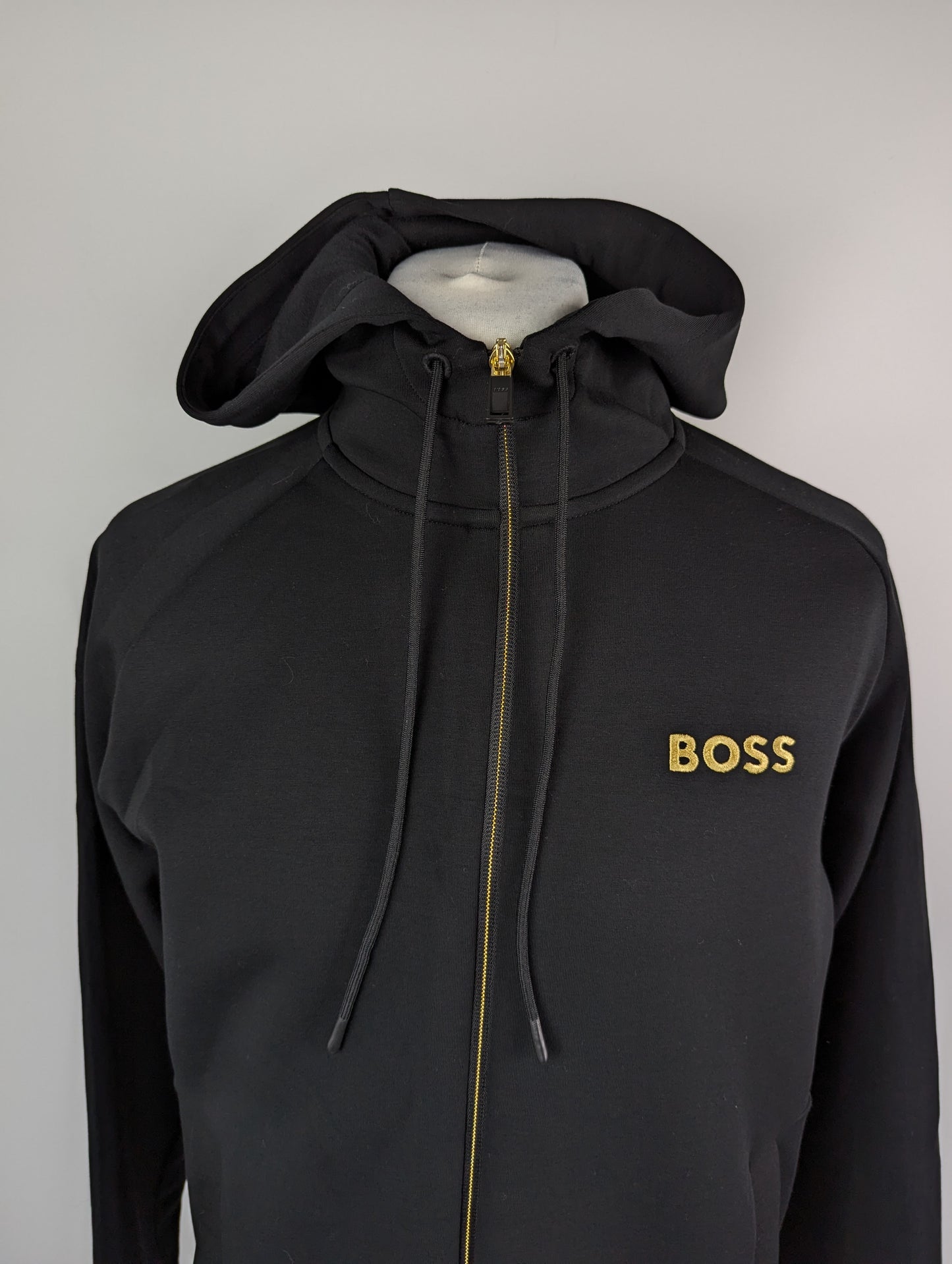 BOSS Mens Saggy 1 Hoodie - Black / Gold