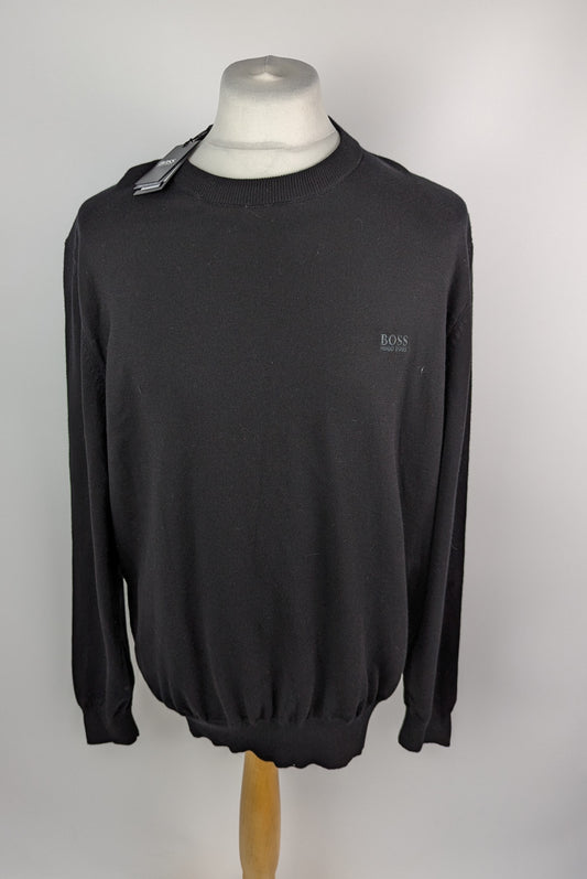 BOSS Hugo Boss Pascas-L Knit Jumper Mens - Black