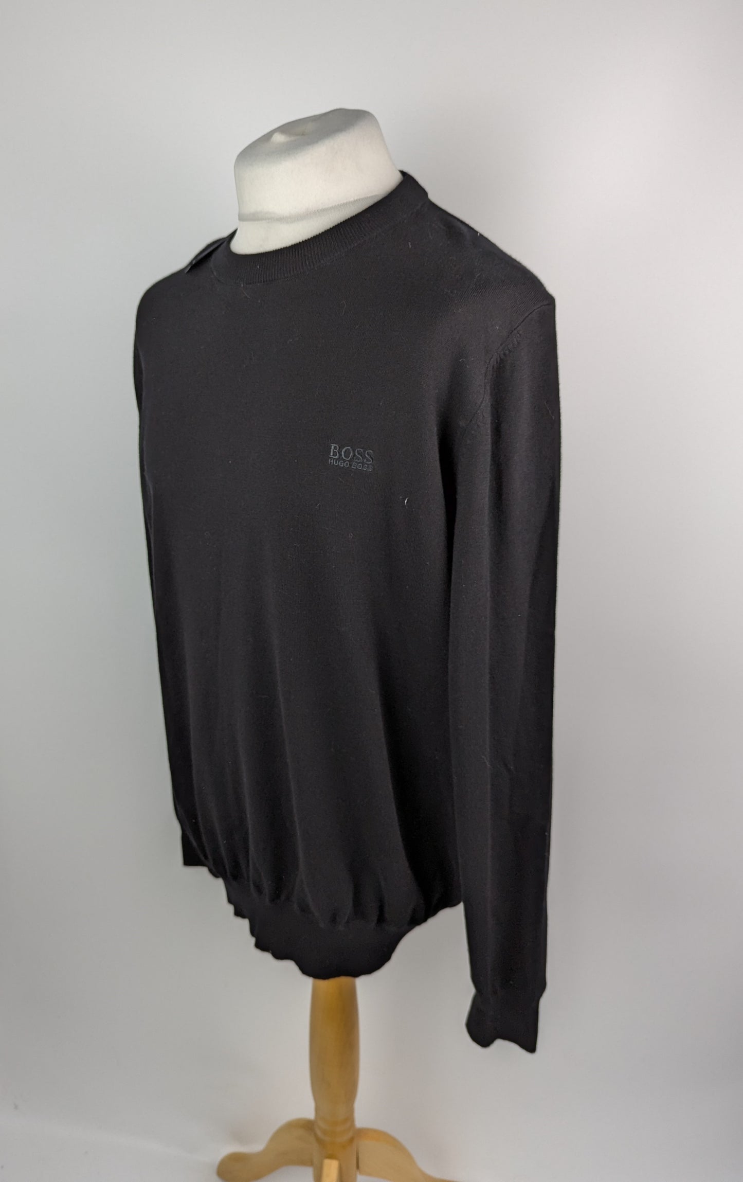 BOSS Hugo Boss Pascas-L Knit Jumper Mens - Black