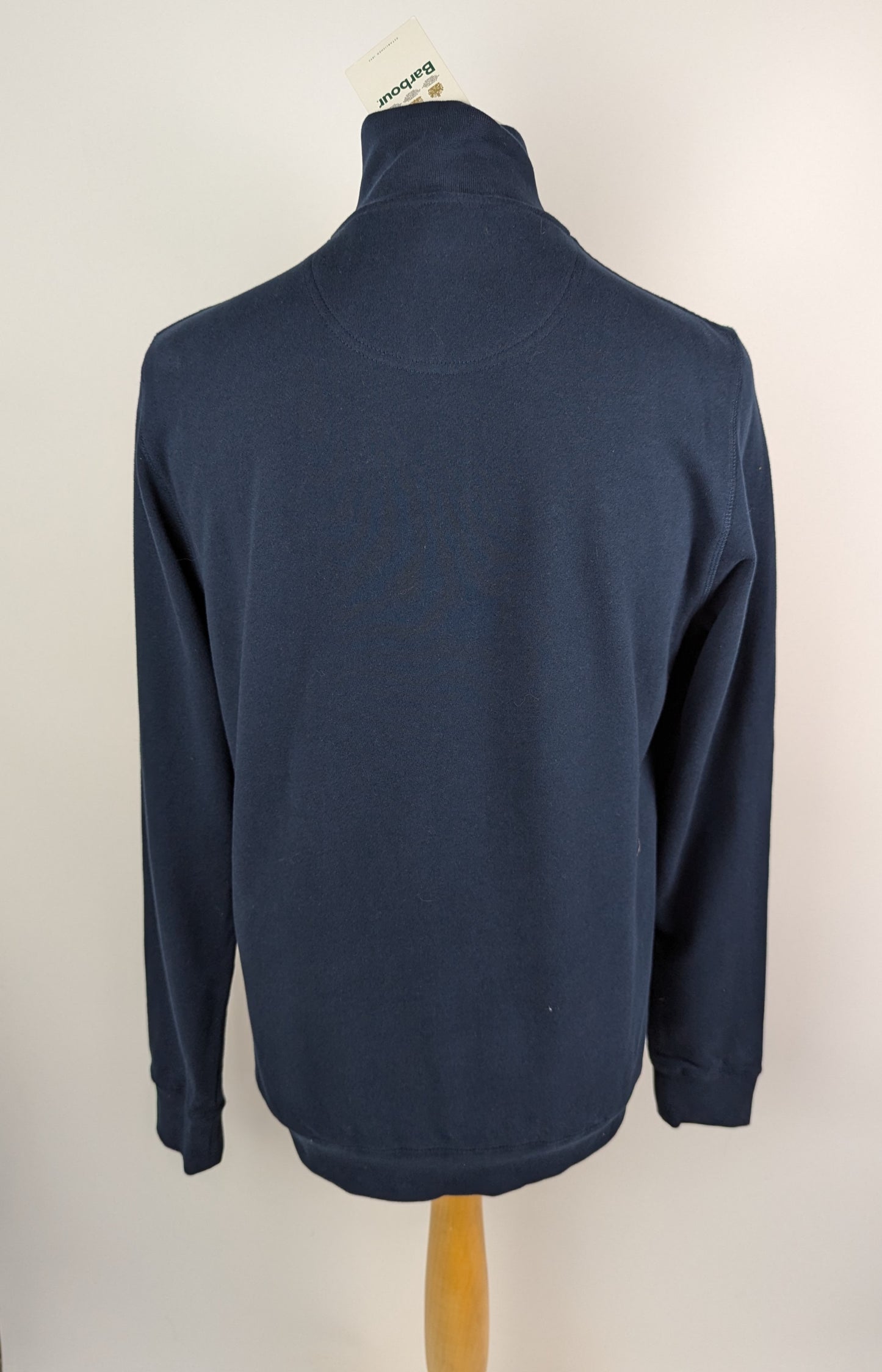 BARBOUR Nico Mens Half-Zip Jumper - Blue