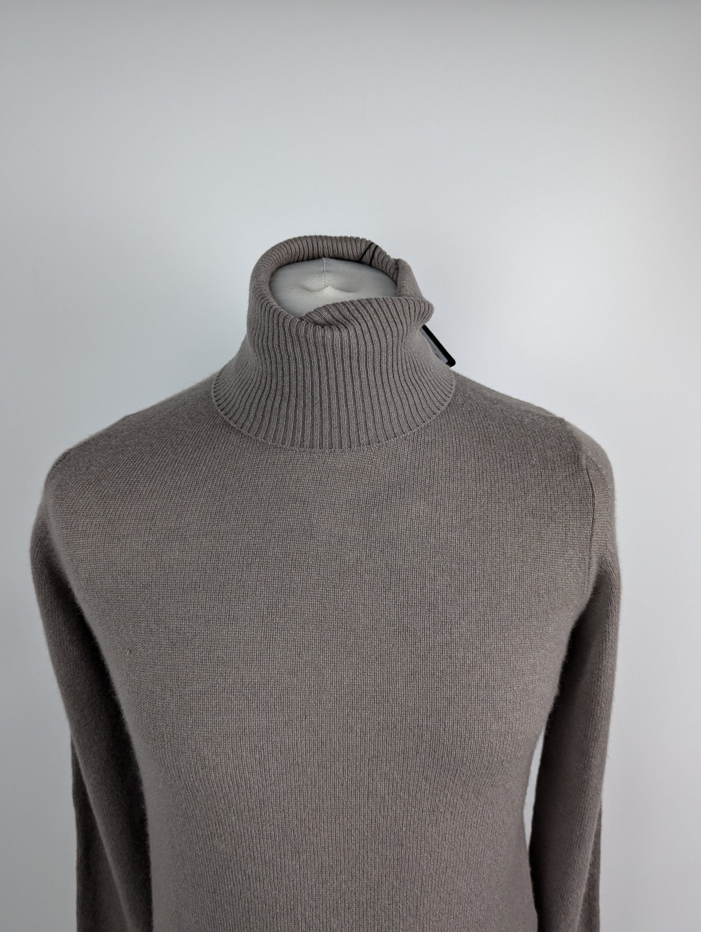 EMPORIO ARMANI Mens 100% Cashmere Jumper - Brown Talpa