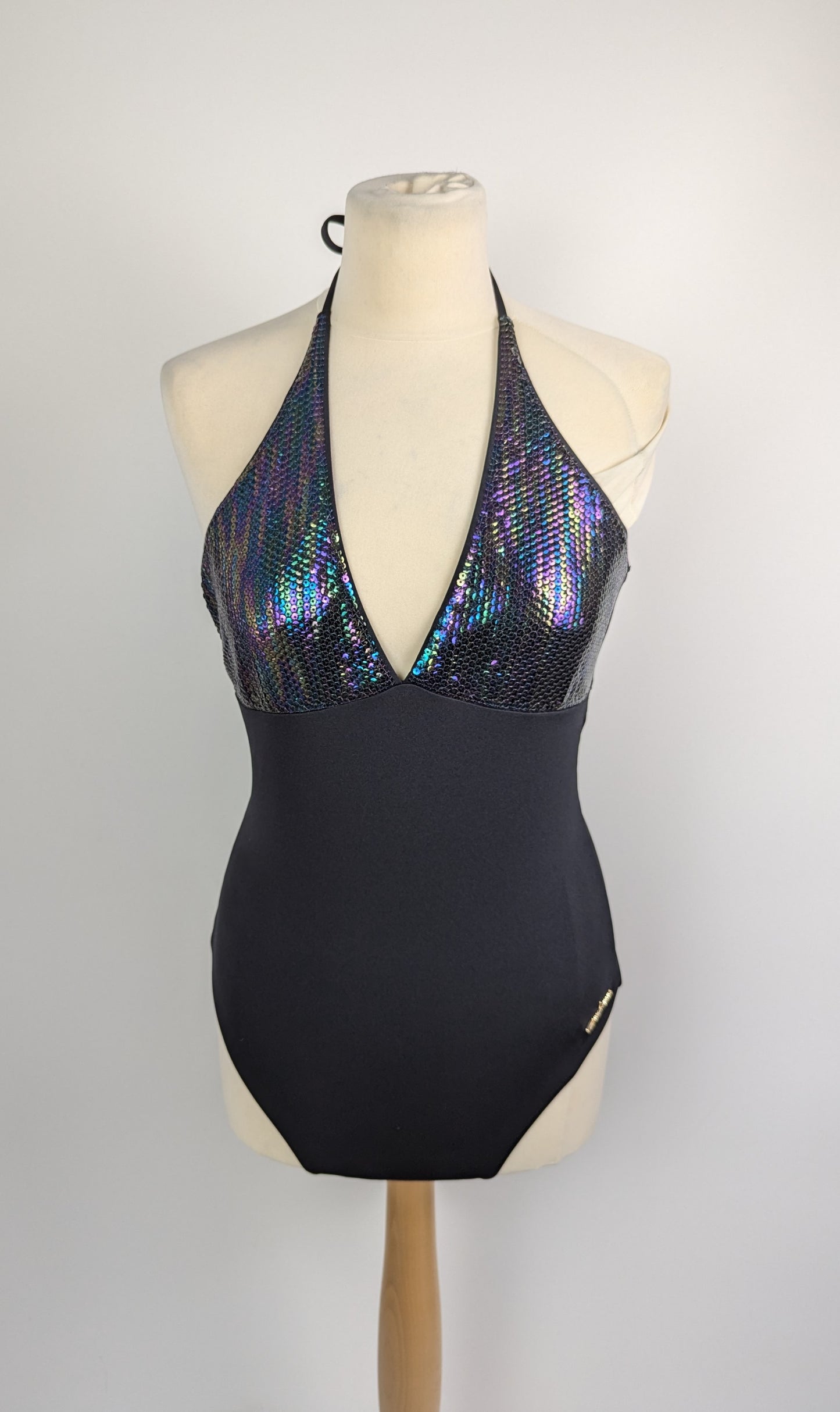 EMPORIO ARMANI cont swimsuit Womens - Black Multi