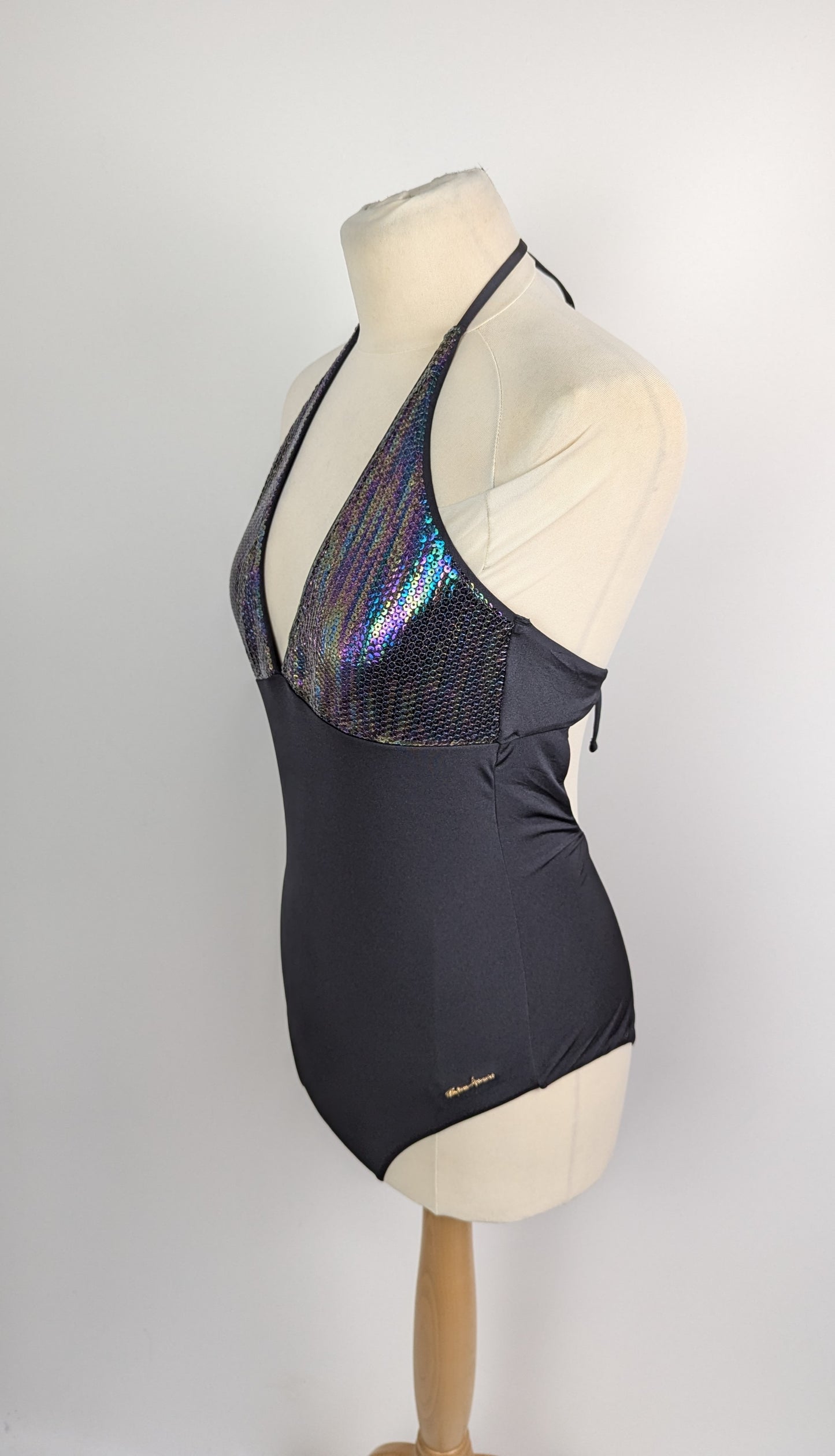 EMPORIO ARMANI cont swimsuit Womens - Black Multi