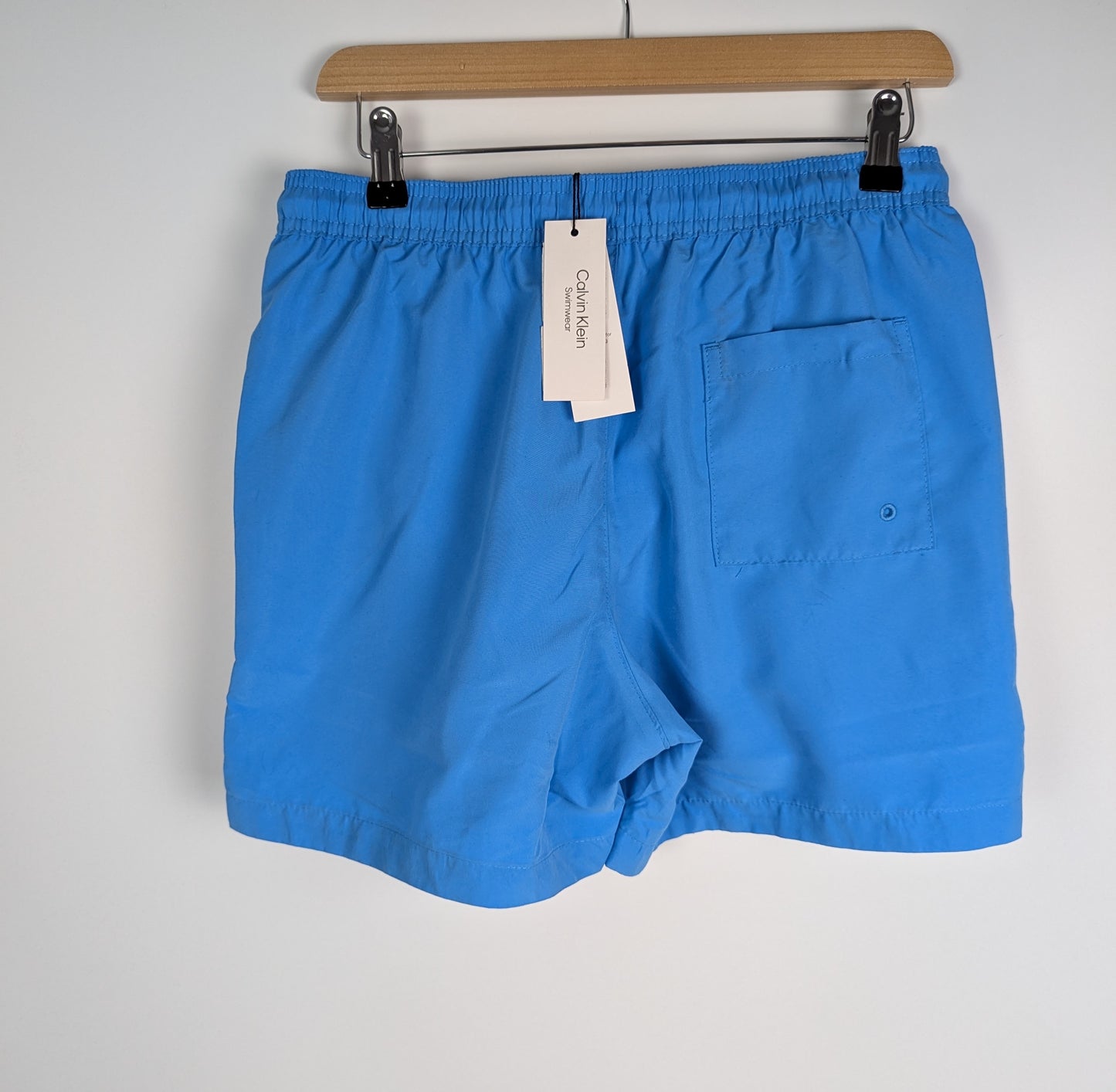 CALVIN KLEIN Mens Logo Swim Shorts - Blue