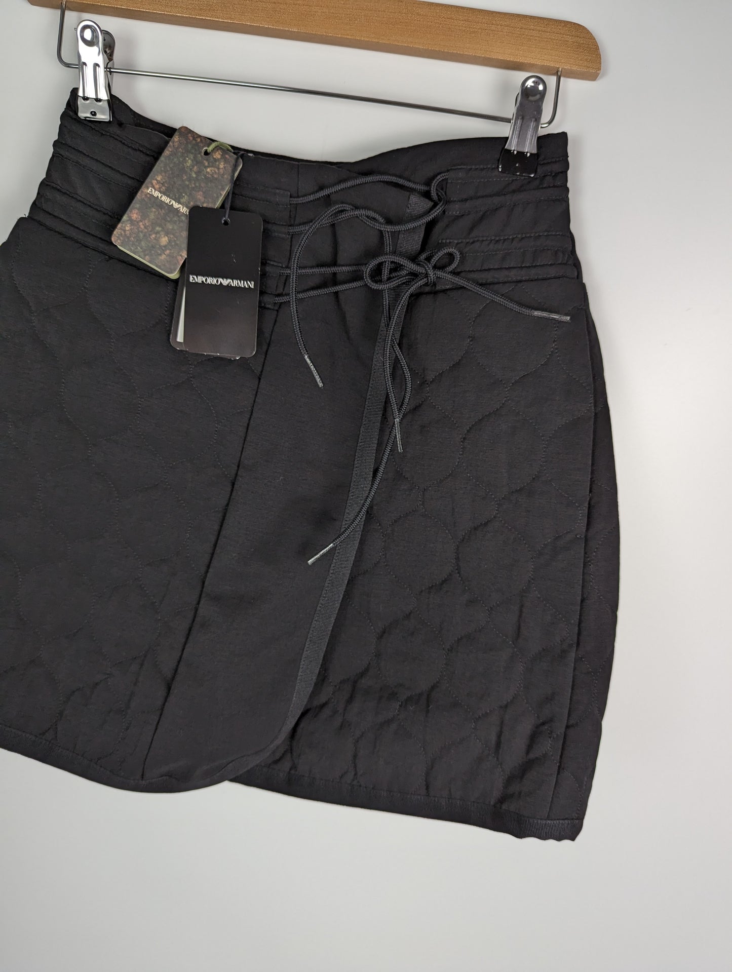 EMPORIO ARMANI Wrap Mini Skirt - Black