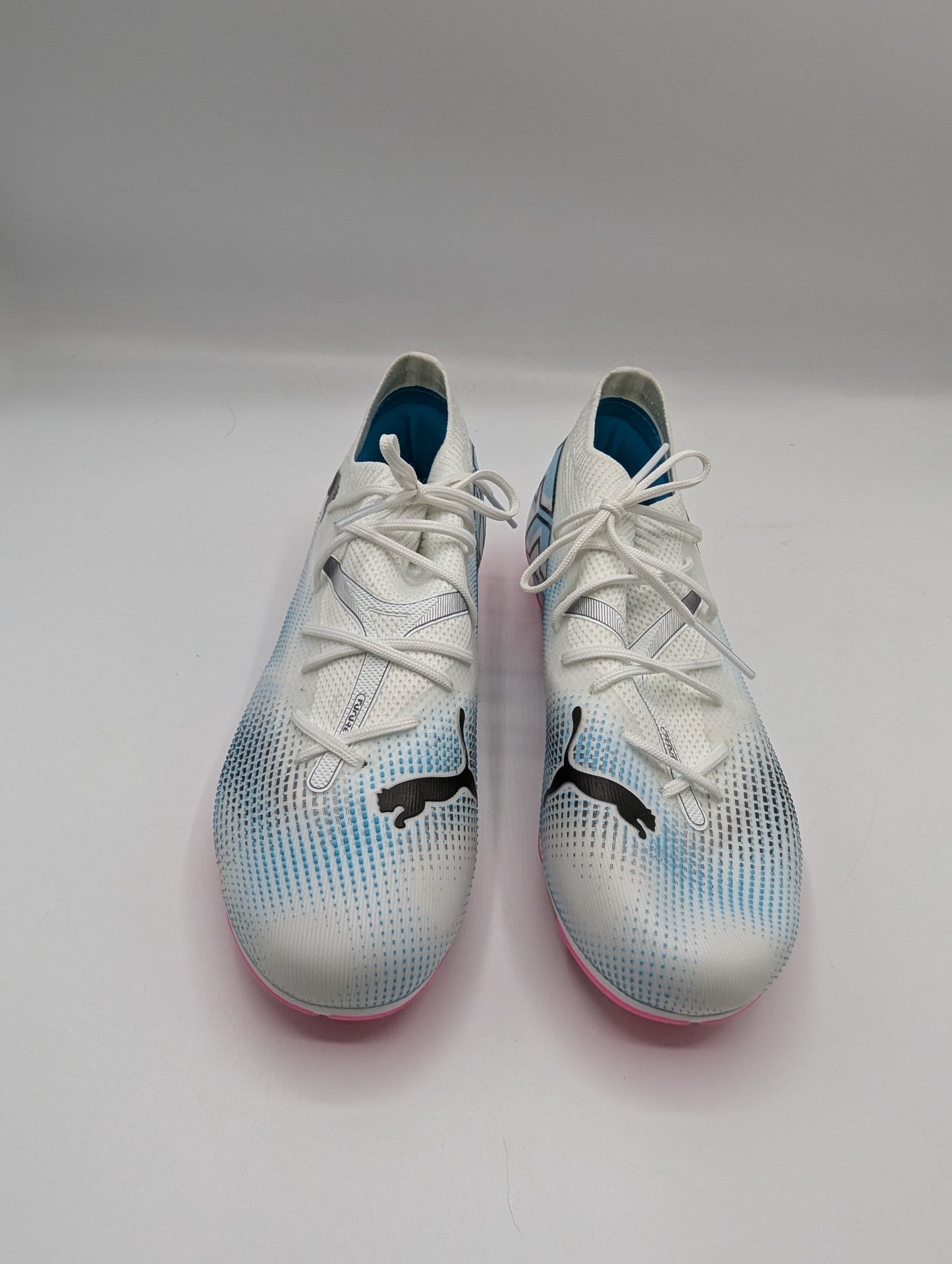 Puma Future 7 Match Rush Junior Firm Ground Football Boots - White / Pink