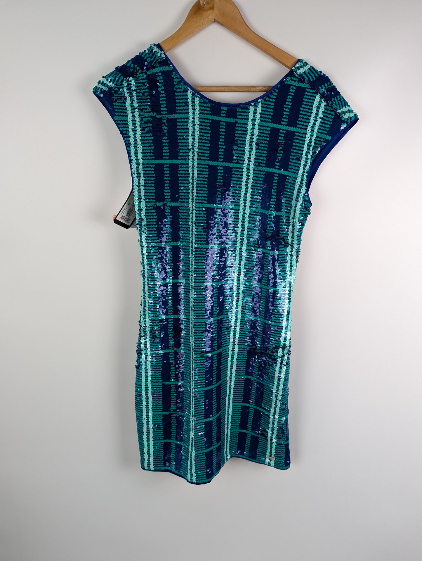 ARMANI EXCHANGE Short Sequin dress - Blue / Green