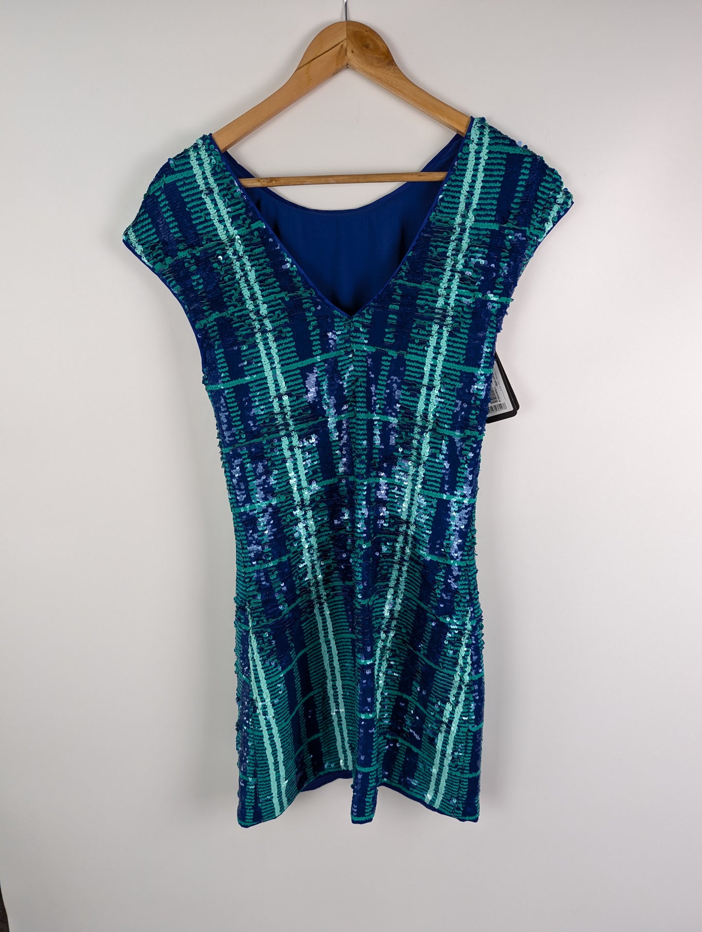 ARMANI EXCHANGE Short Sequin dress - Blue / Green