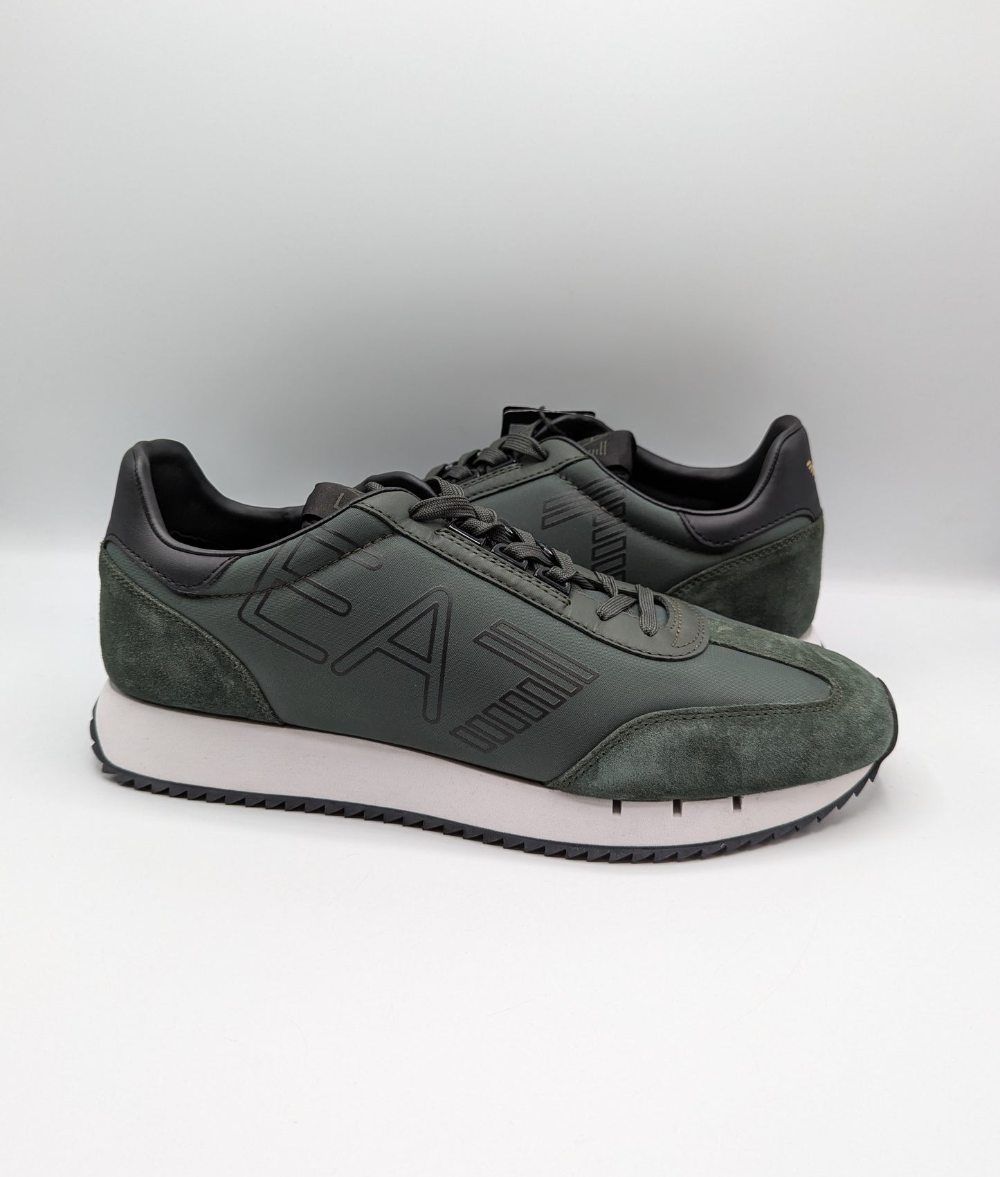 EA7 Emporio Armani vintage runner trainers - Green