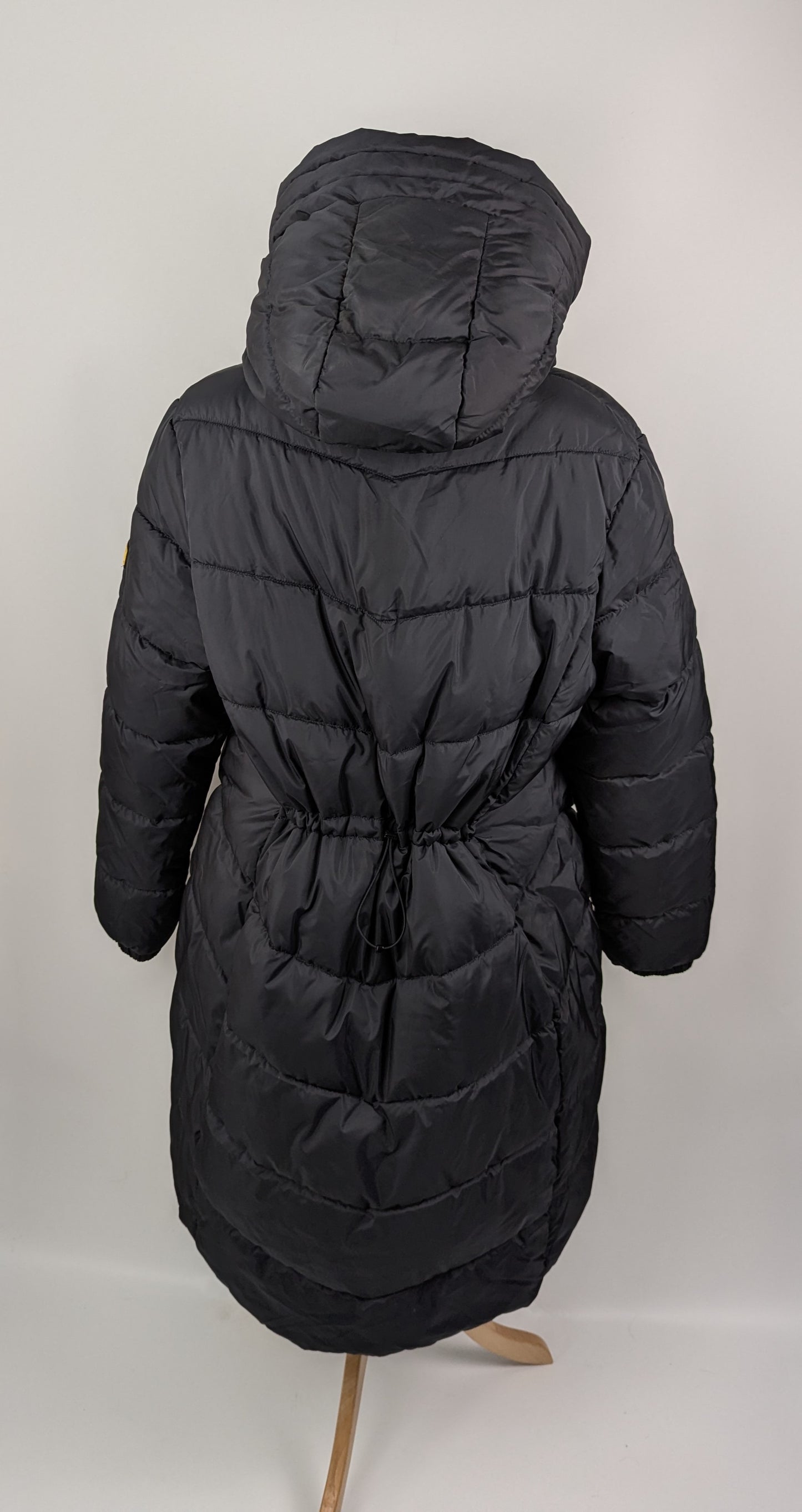 Barbour International Boston Longline Quilted Jacket - Black