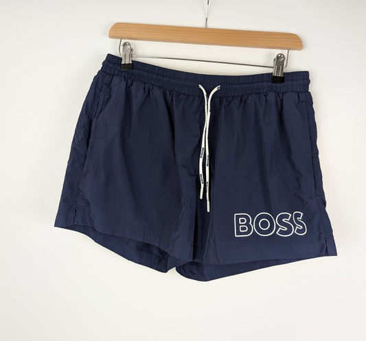 Boss Mooneye Mens Swim Shorts - Navy